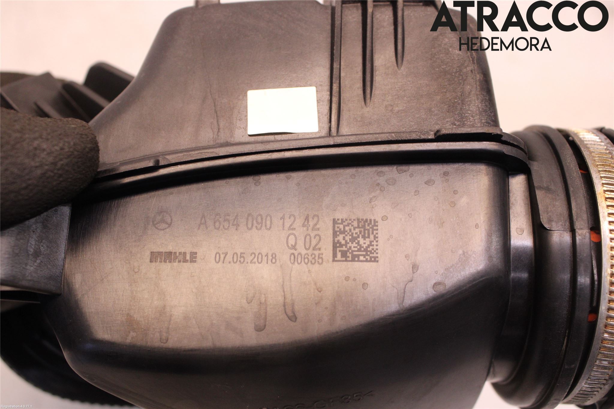 Mercedes-Benz MB C-KLASS (W205) 14-21 Intercooler Rør-Slange