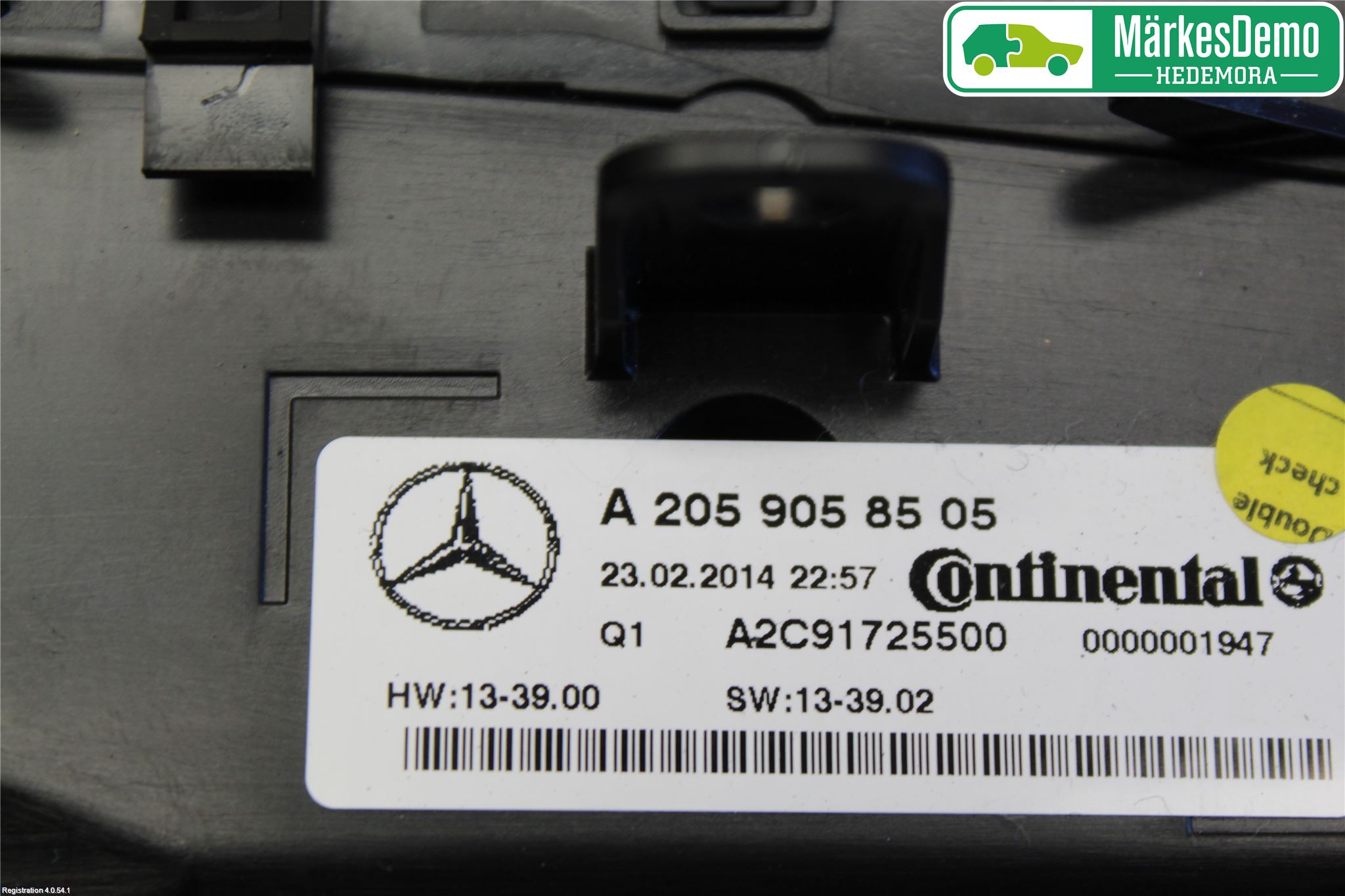 Mercedes-Benz MB C-KLASS (W205) 14-21 Varme Ac Betjening-Display