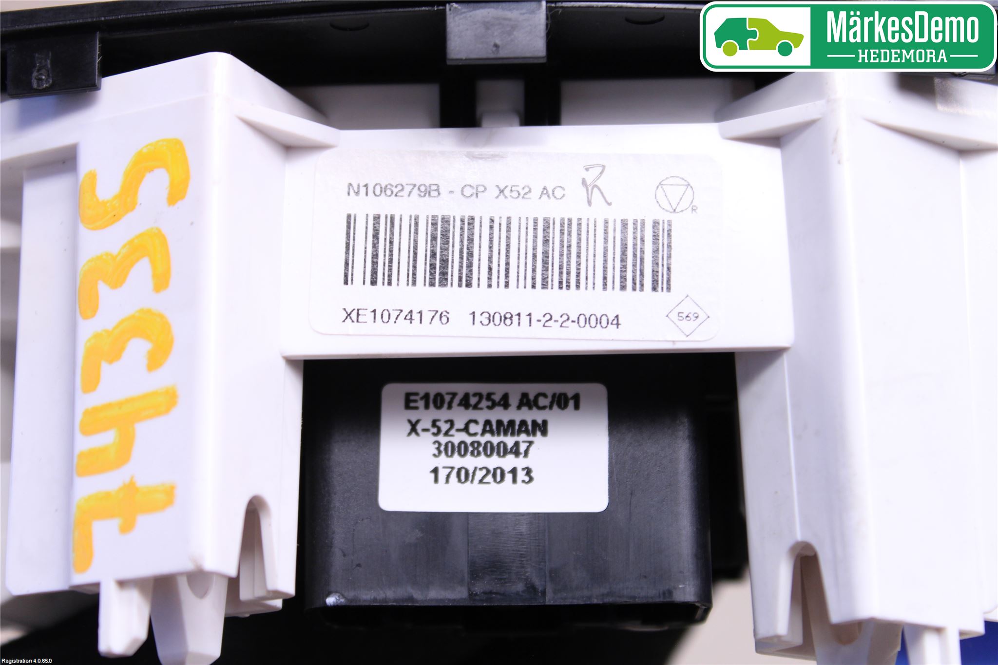 Dacia SANDERO/STEPWAY 13-20 Varme Ac Betjening-Display