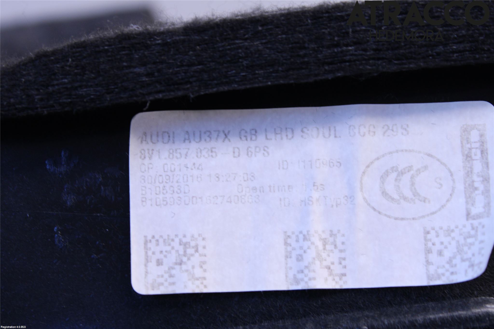 Audi A3/S3 8V 13-20 Innr Hanskerom