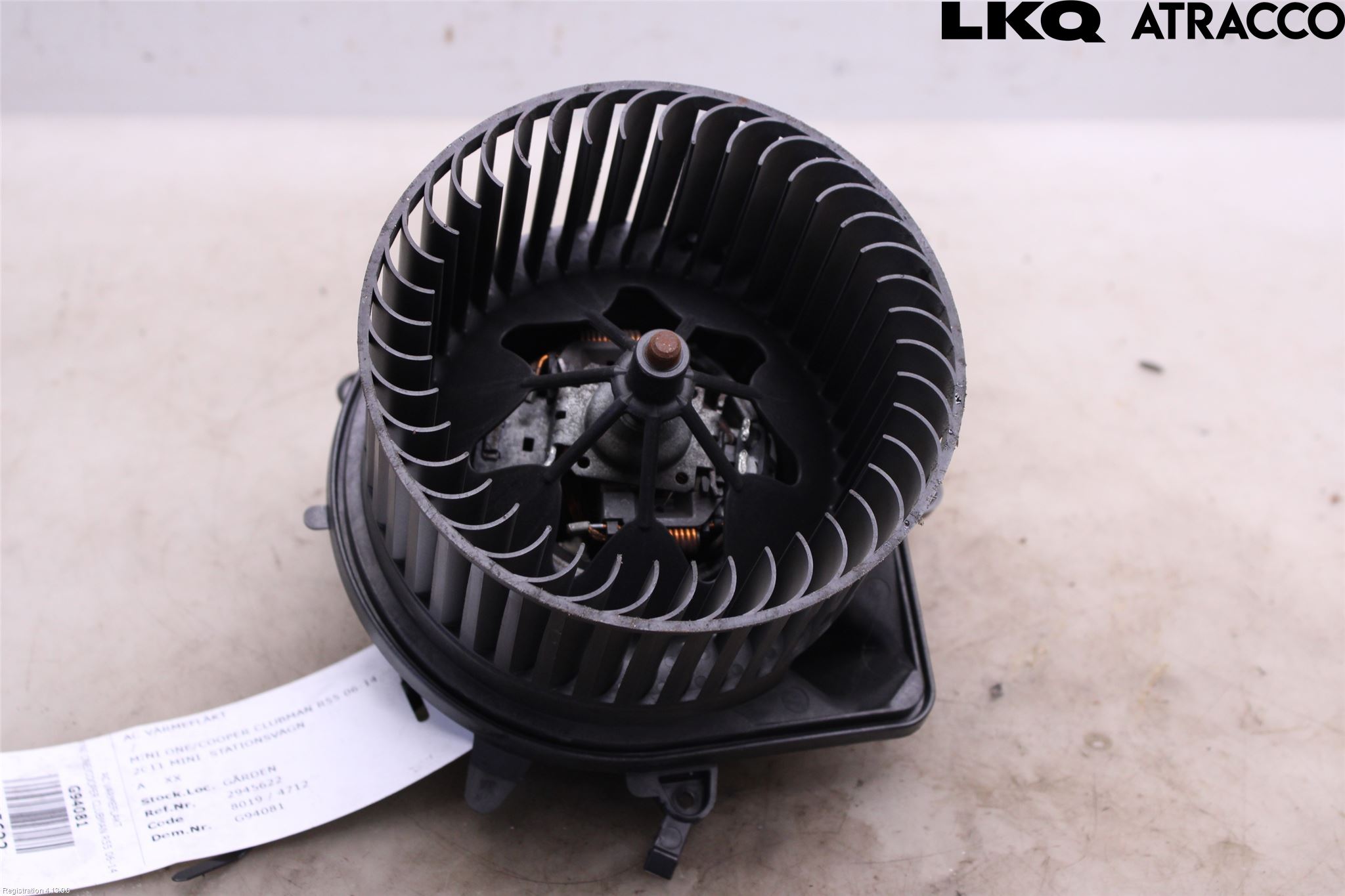 Mini CLUBMAN R55 06-14 Varme Ac Varmeapparatvifte