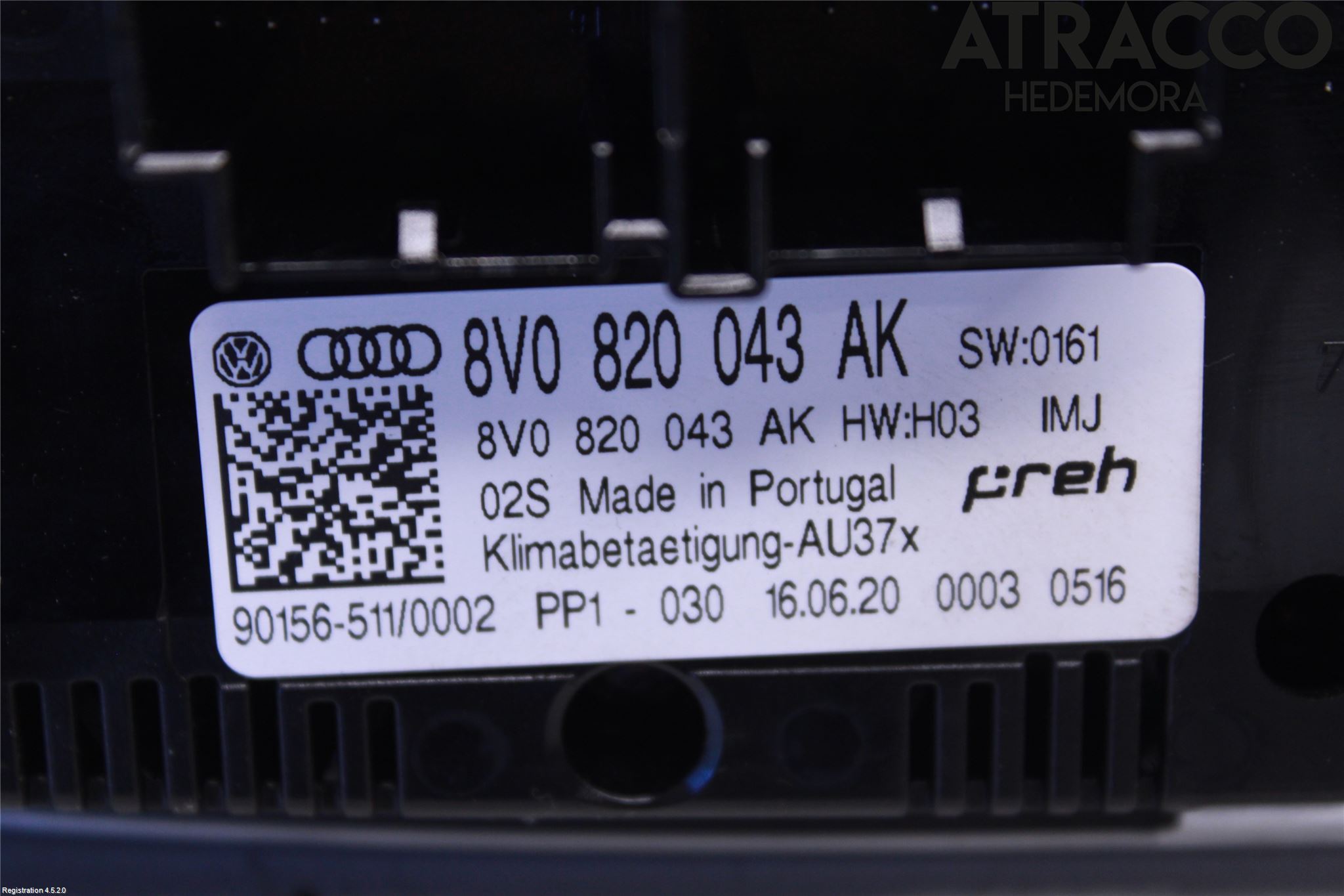Audi Q2/SQ2 17- Varme Ac Betjening-Display