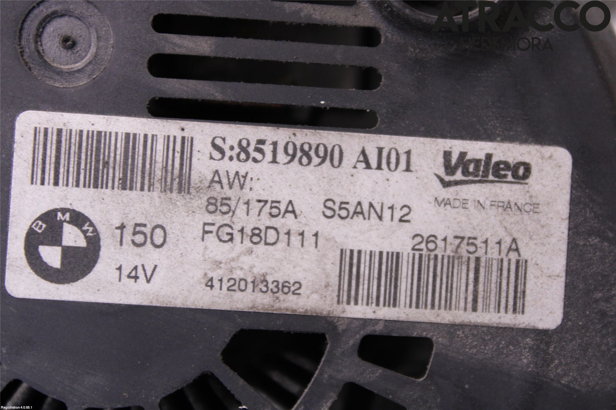BMW 3 F30/F31/F80 12-19 Dynamo