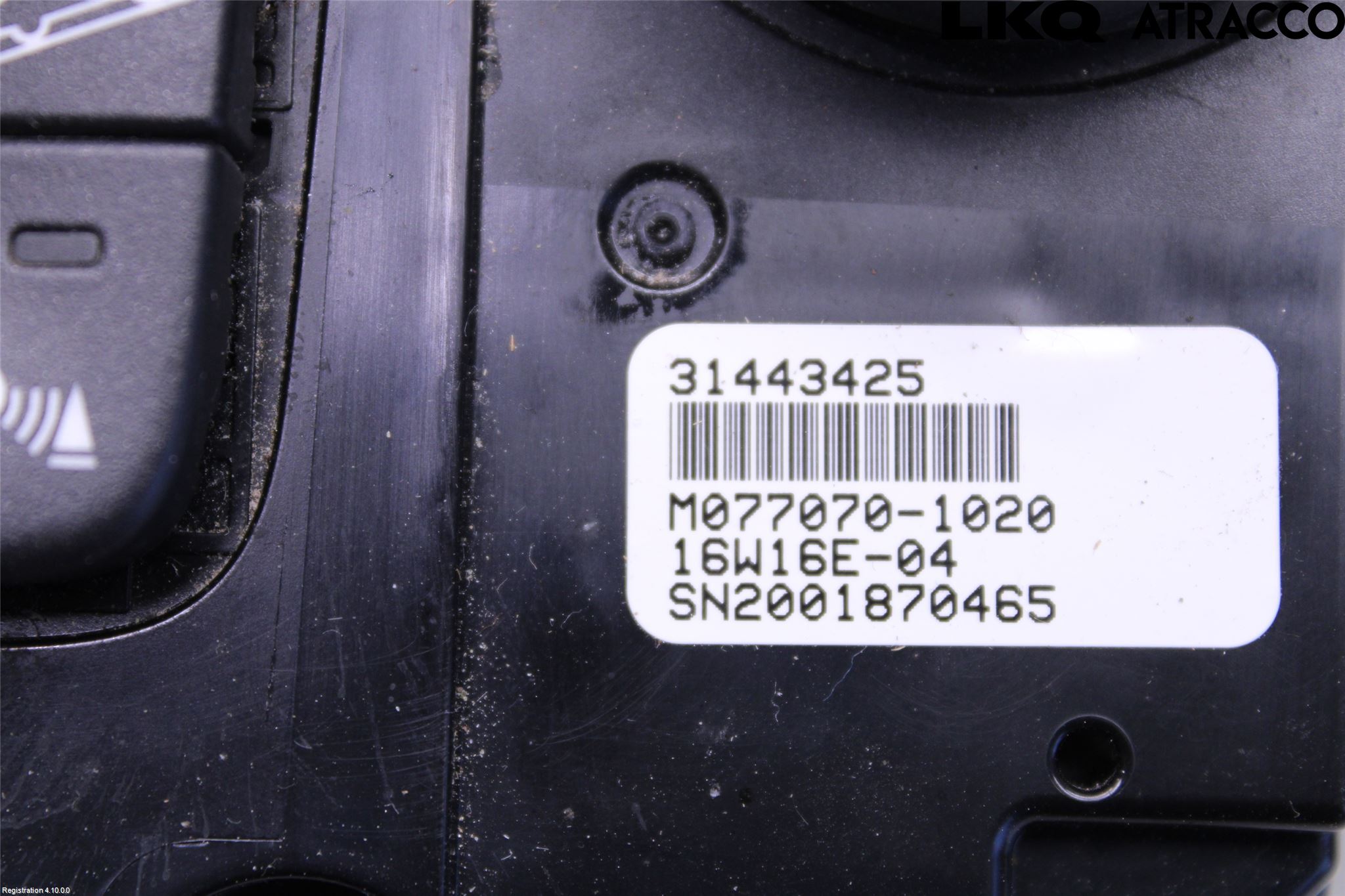 Volvo XC70 14-16 Varme Ac Betjening-Display