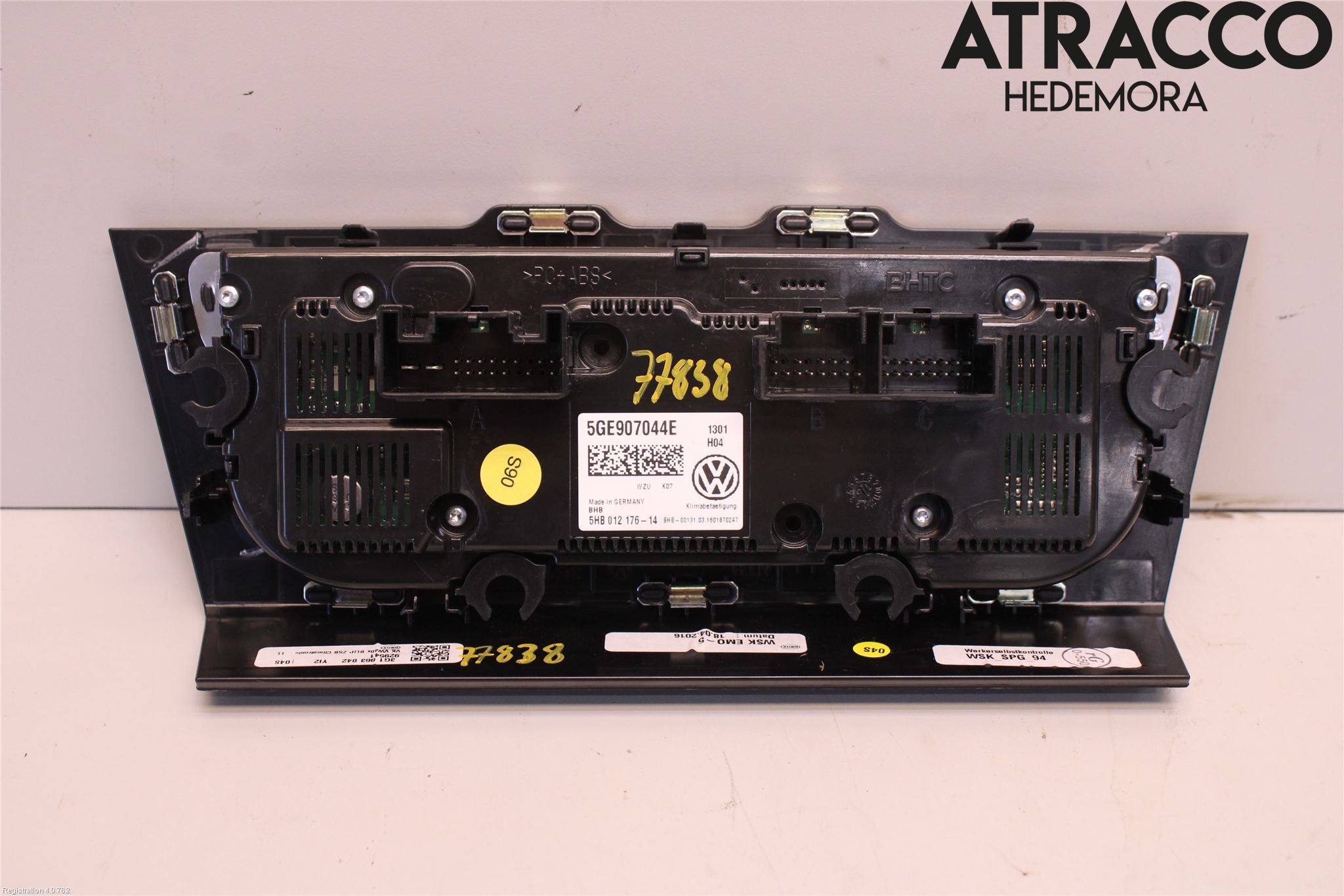 Volkswagen VW PASSAT 15-19 Varme Ac Betjening-Display