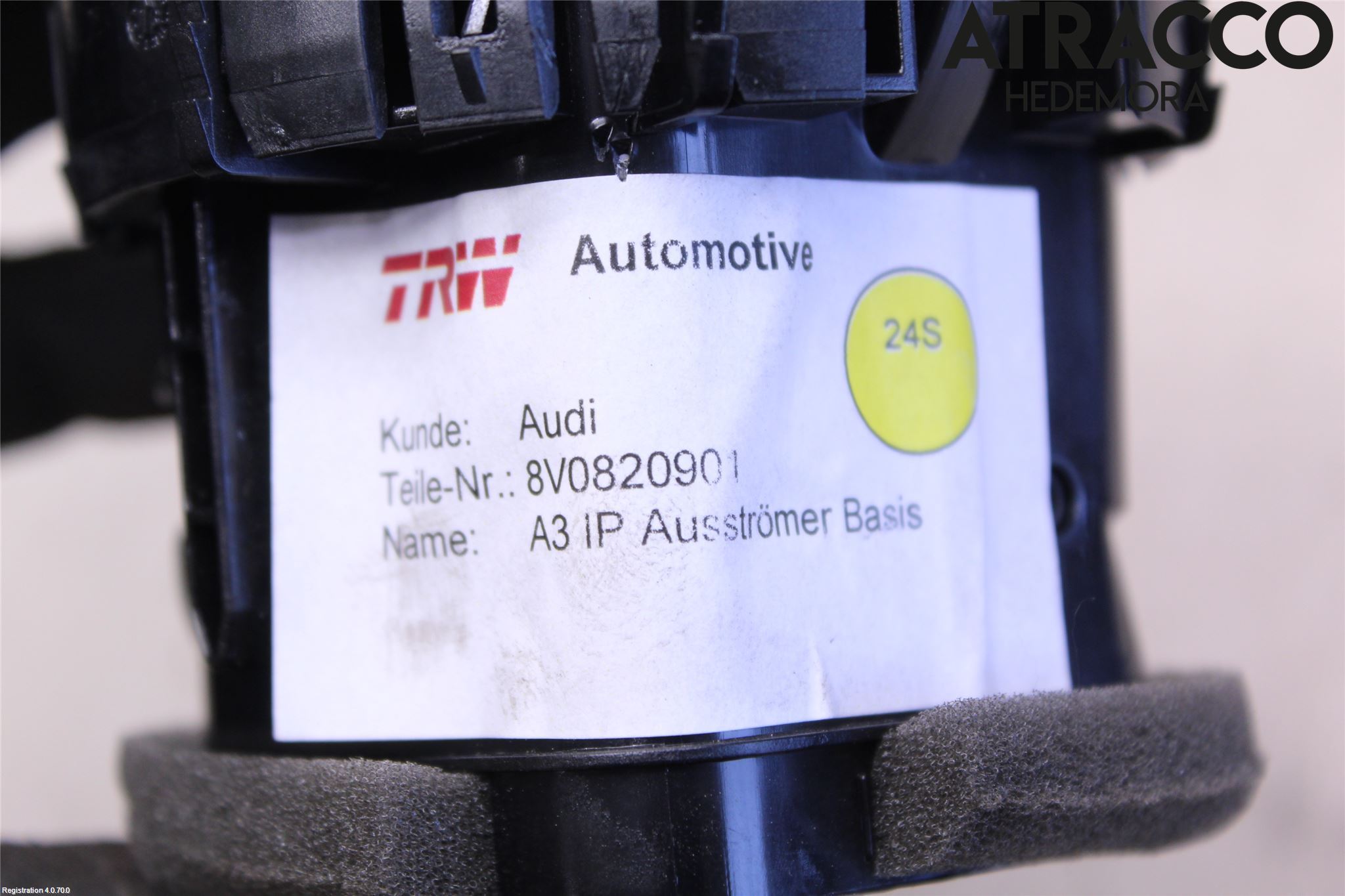 Audi A3/S3 8V 13-20 Dashbord Kanal - Dyse