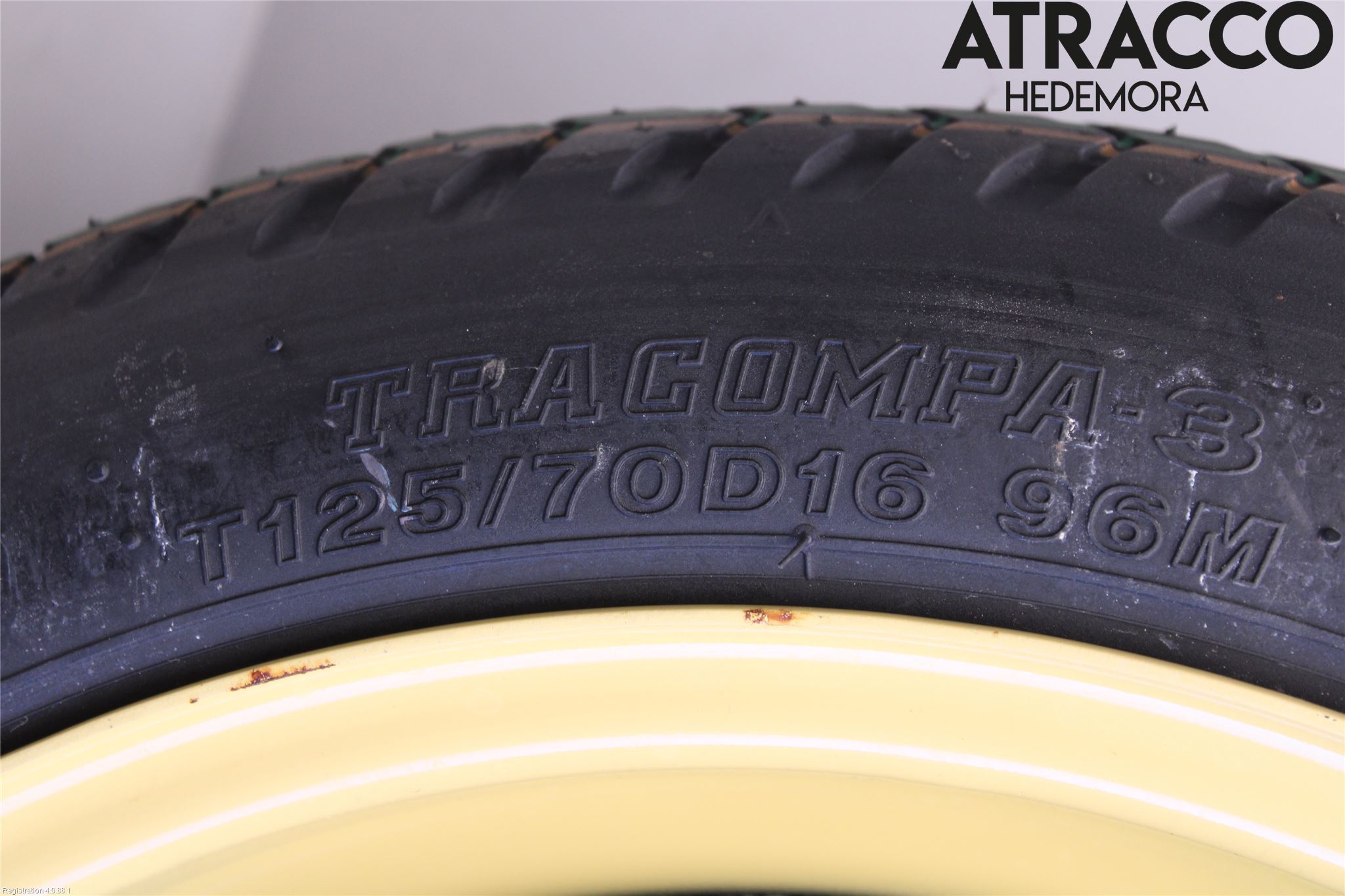 Toyota PRIUS NWH20 04-08 Hjul Reservehjul Minitype