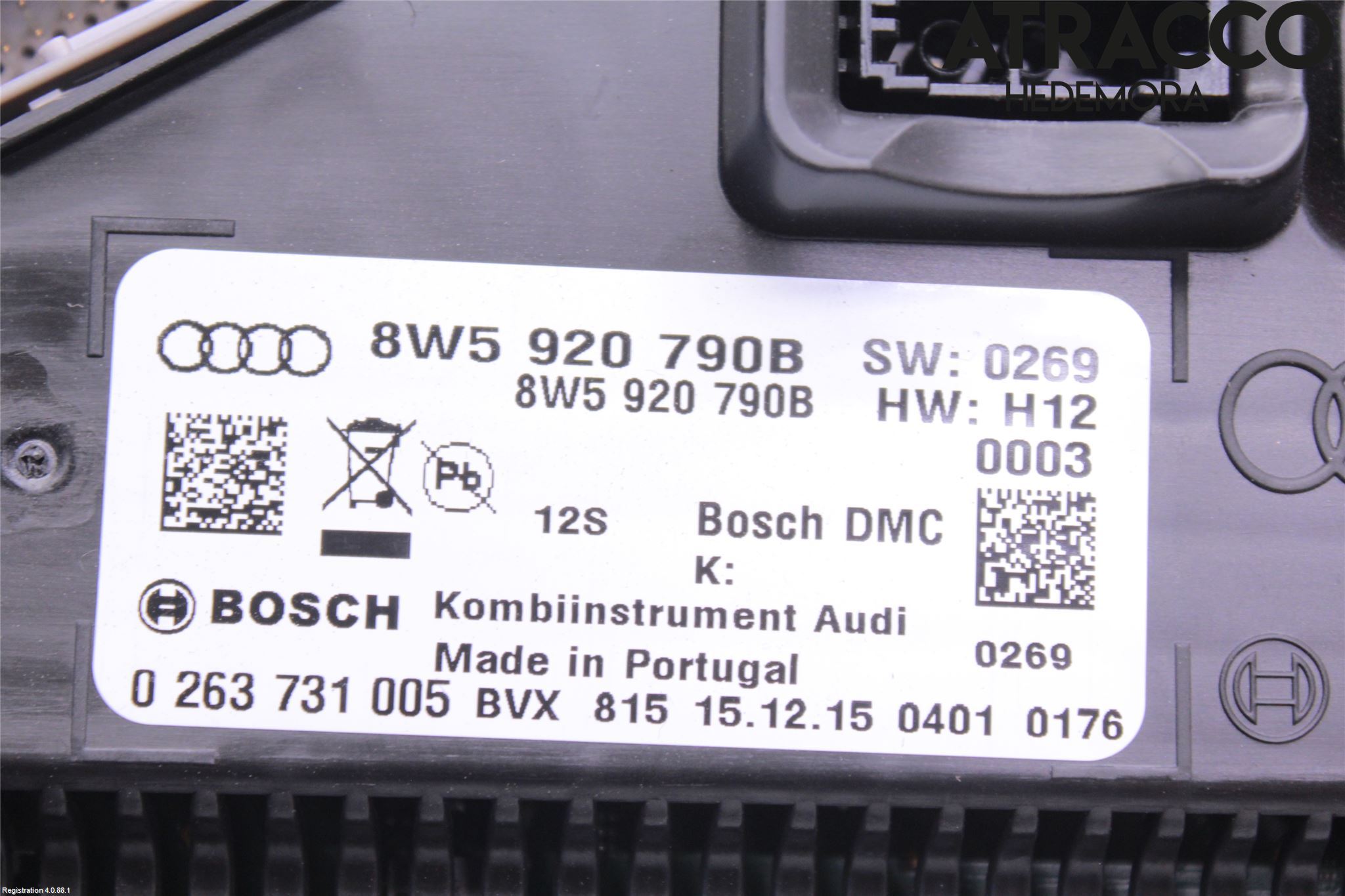 Audi A4/S4 B9 16-19 Instr Kombinert