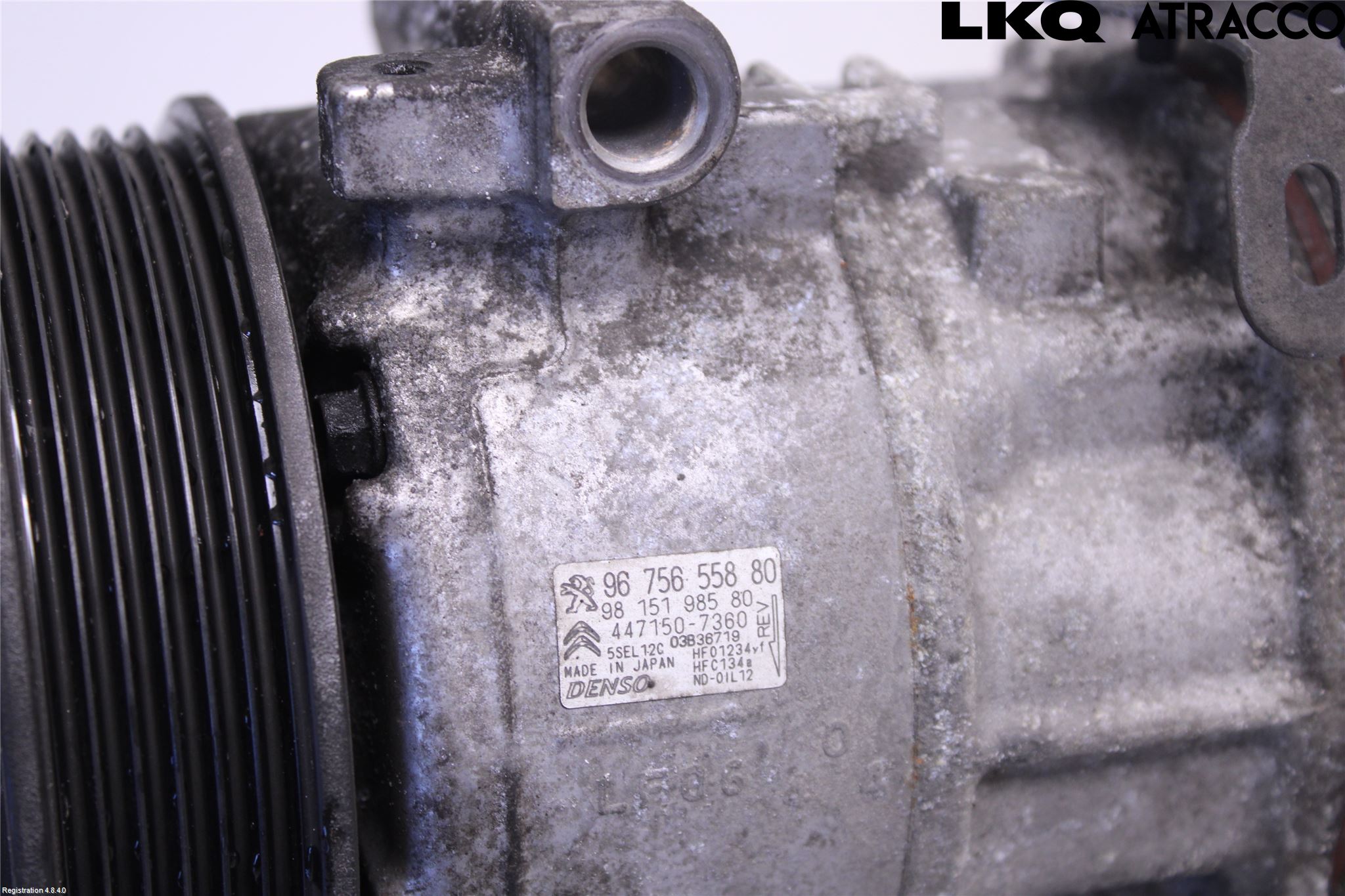 Citroen C4 GRAND PICASSO 14-18 Varme Ac Kompressor