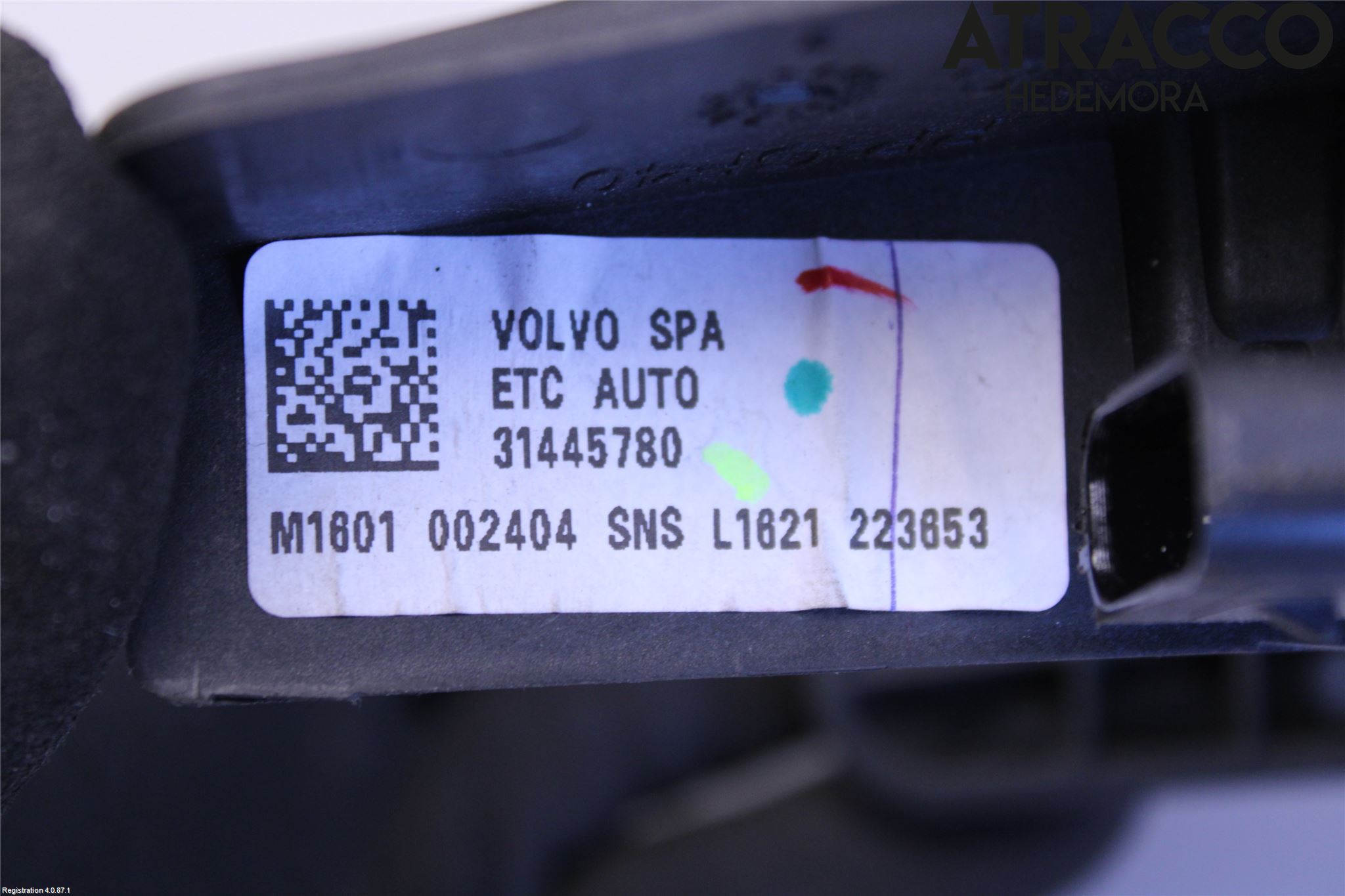 Volvo V90 17->> Gasspedal