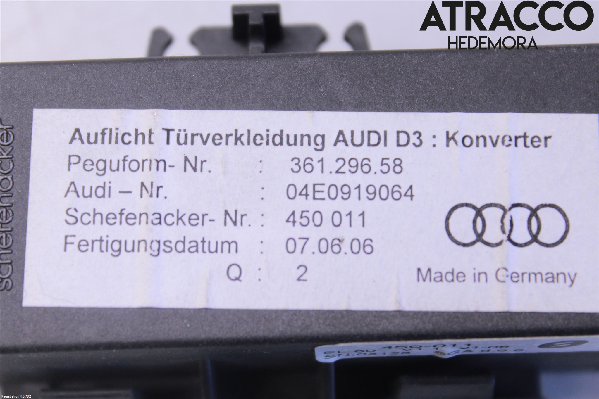 Audi A8/S8 4E  02-09 Styreenhet Dør
