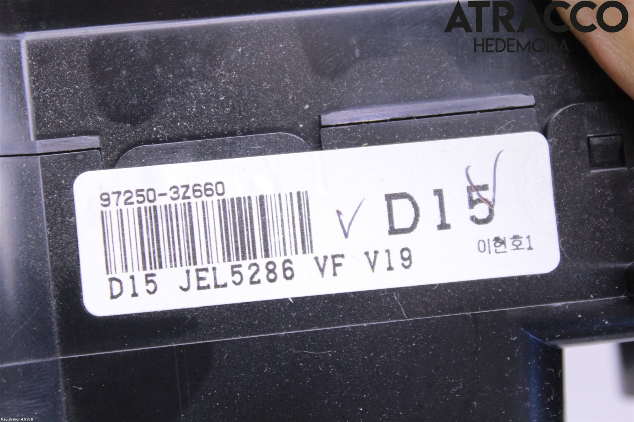Hyundai i40 08-15 Varme Ac Betjening-Display