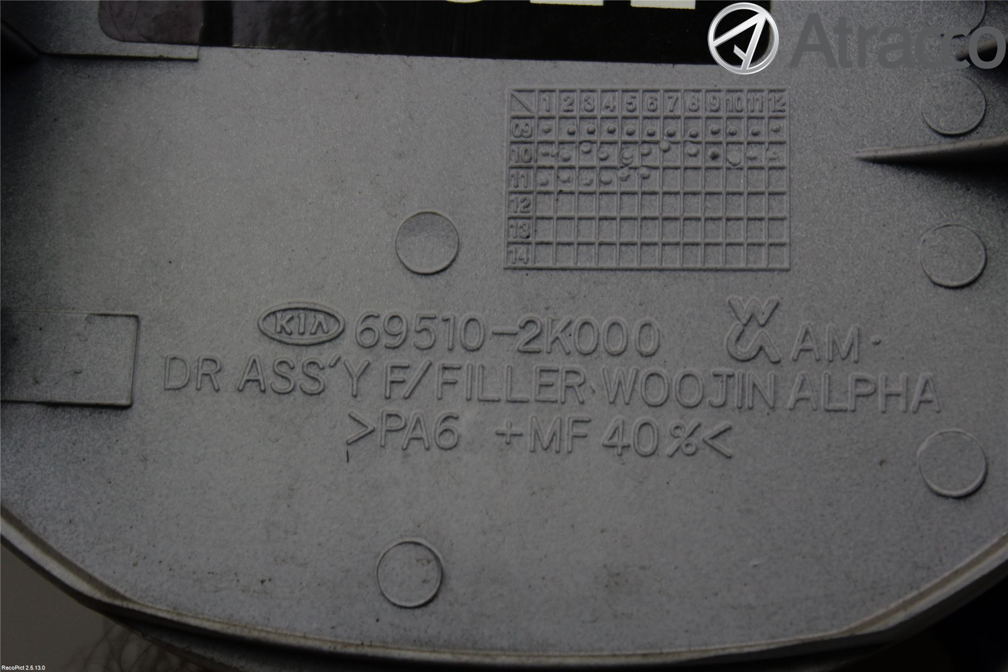 Kia SOUL 09- Drivstoff Tankluke