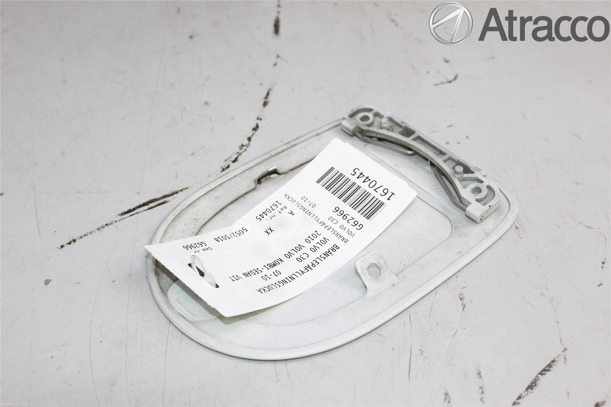 Volvo C30 07-10 Drivstoff Tankluke