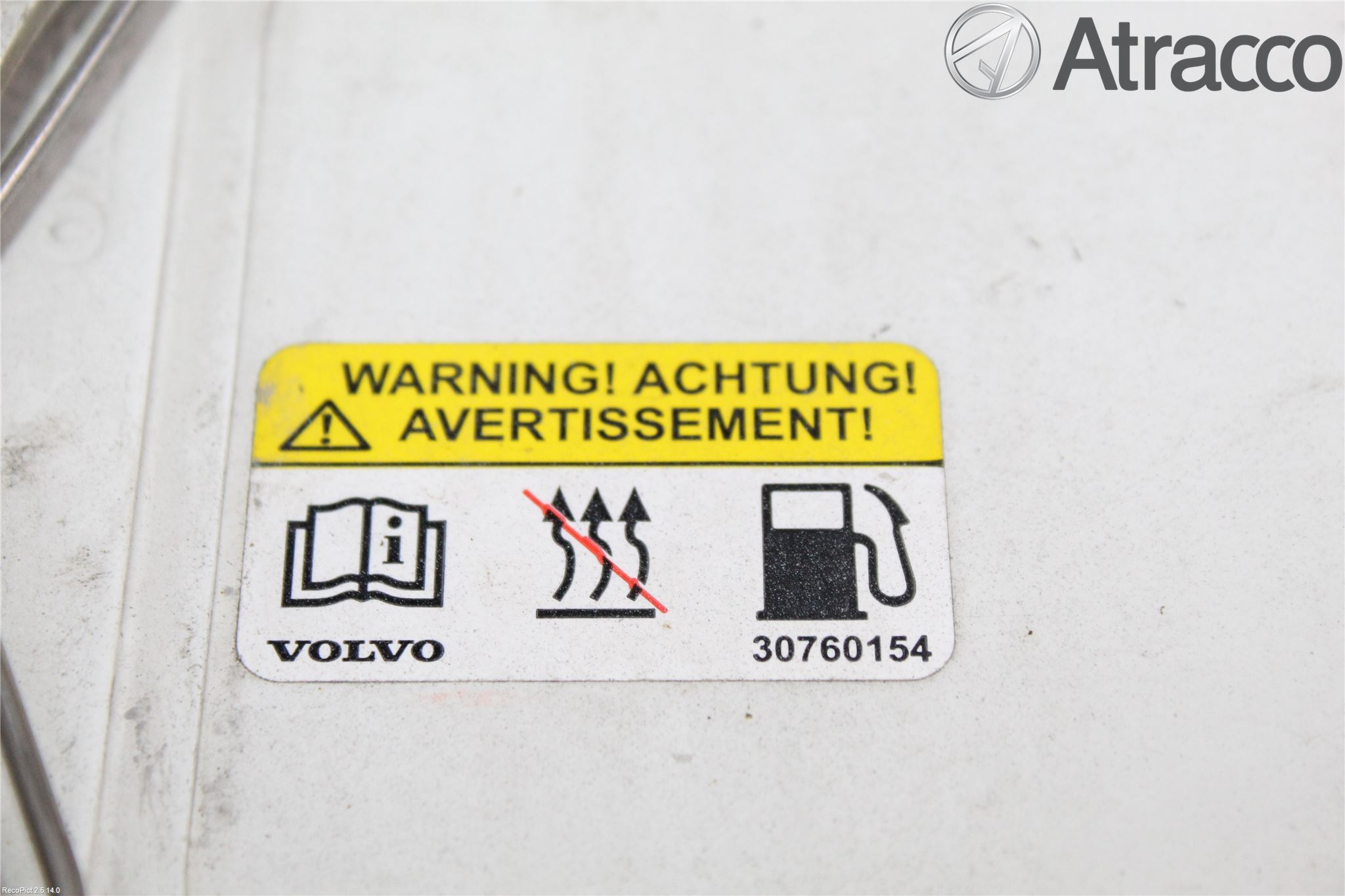 Volvo C30 07-10 Drivstoff Tankluke