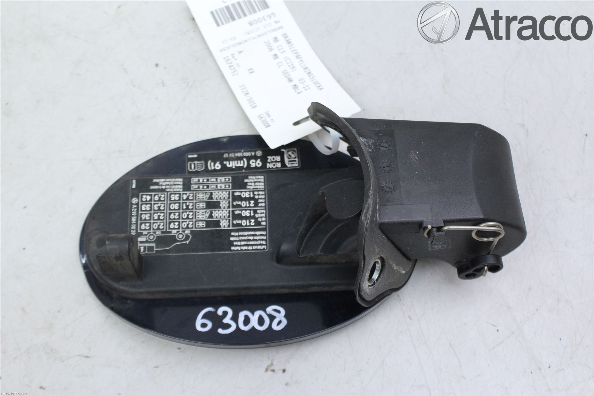 Mercedes-Benz MB CLS (C219) 03-11 Drivstoff Tankluke