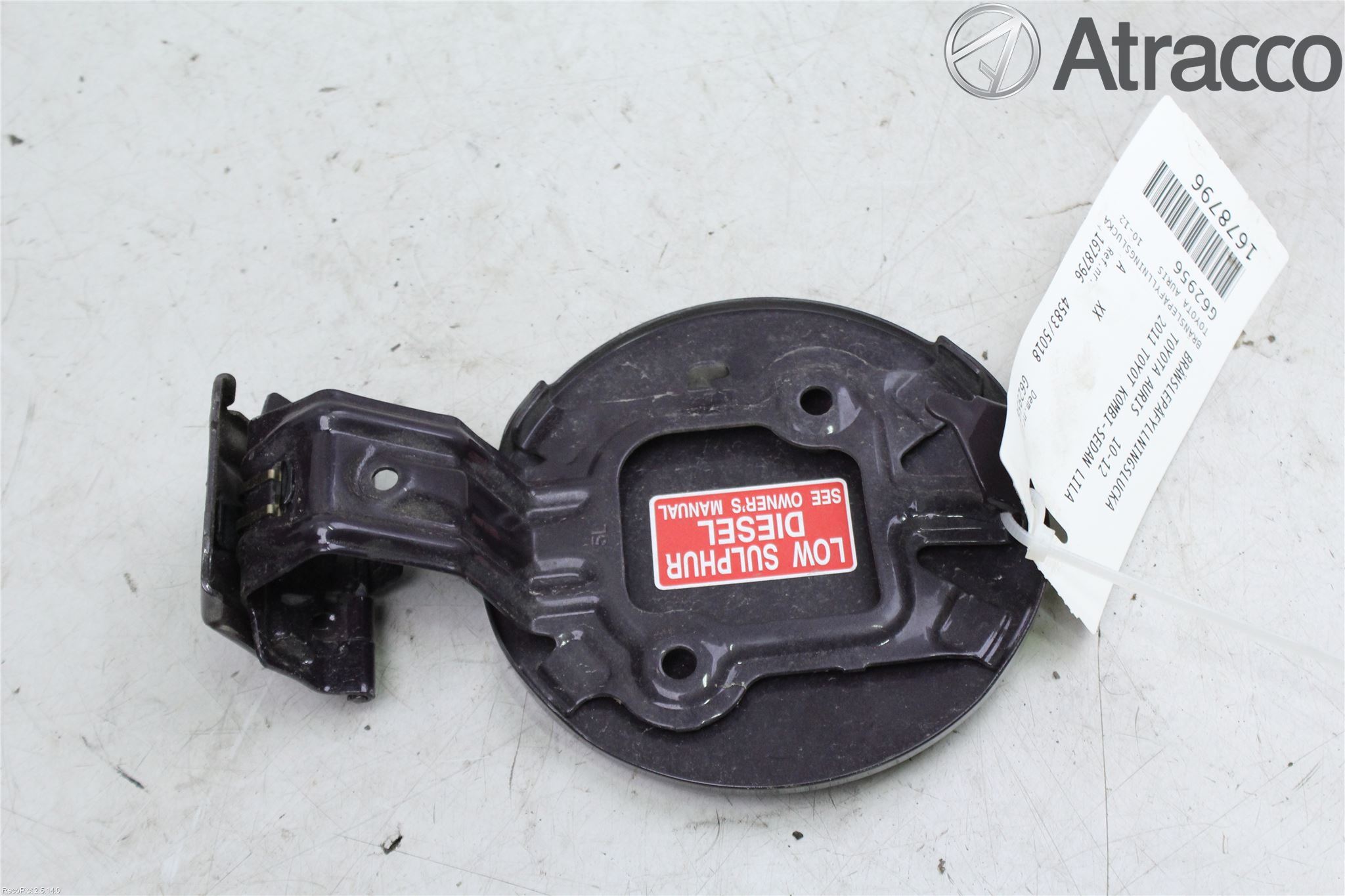 Toyota AURIS 10-12 Drivstoff Tankluke