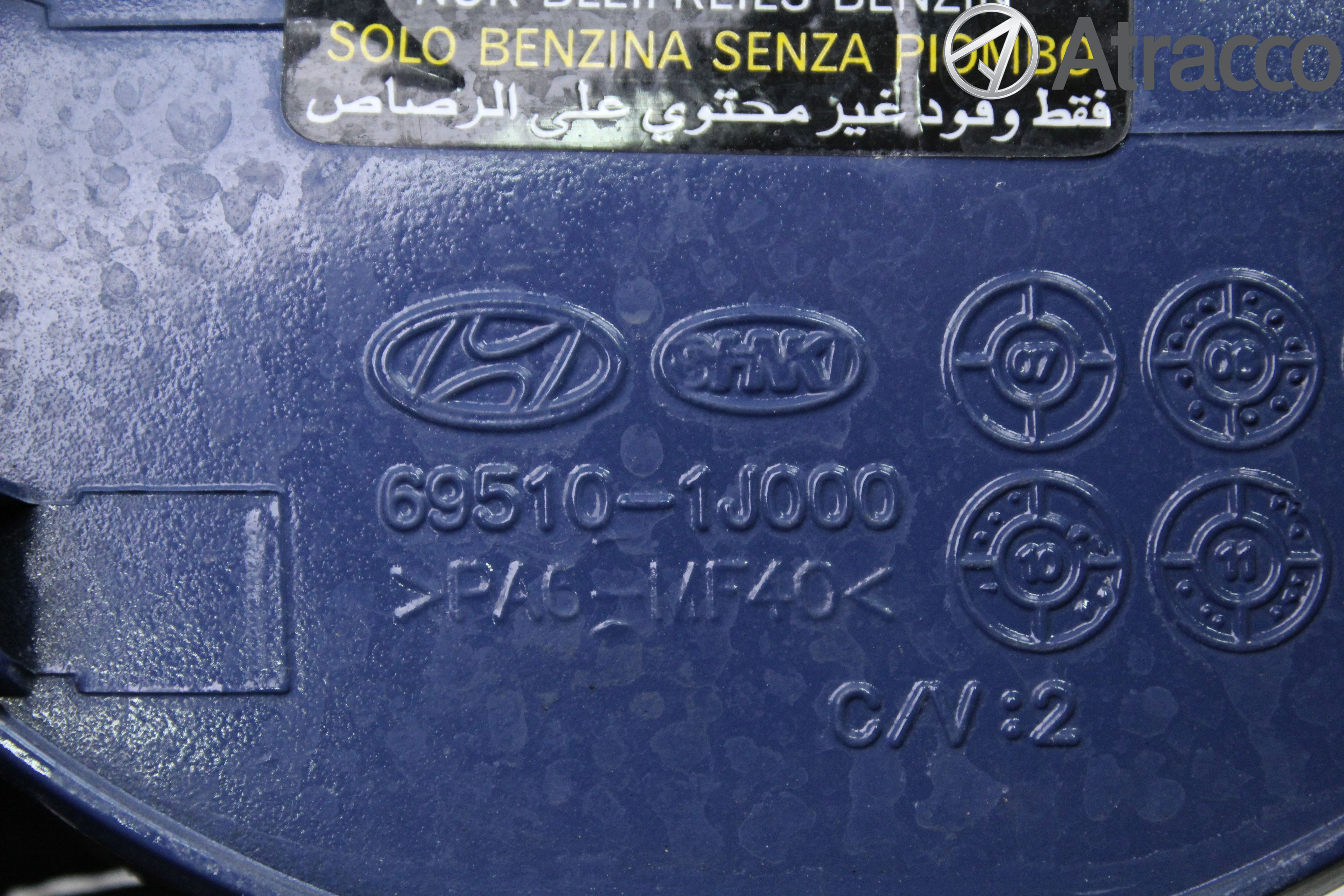 Hyundai i20 PB 09-14 Drivstoff Tankluke