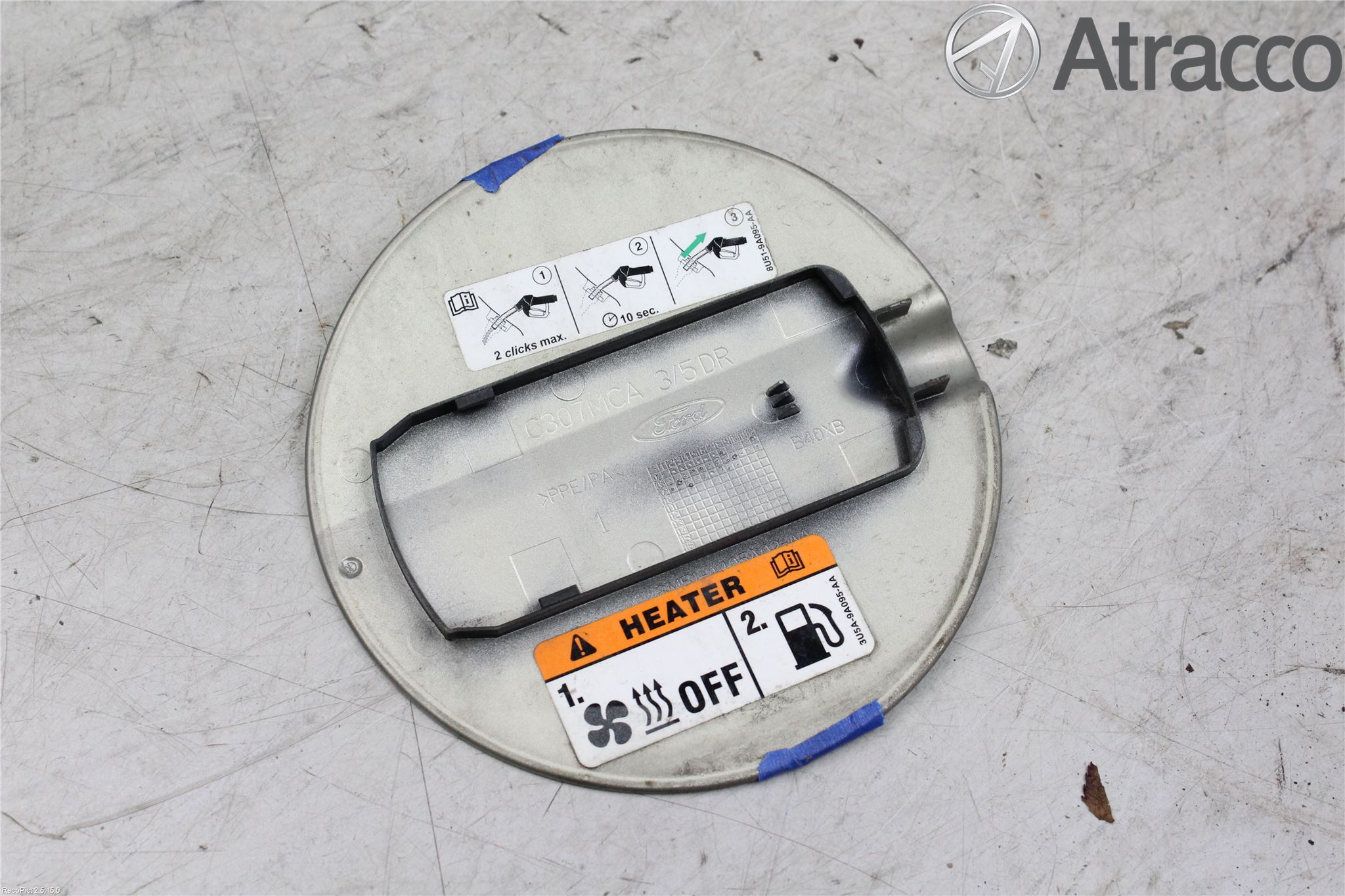 Ford FOCUS 08-11 Drivstoff Tankluke