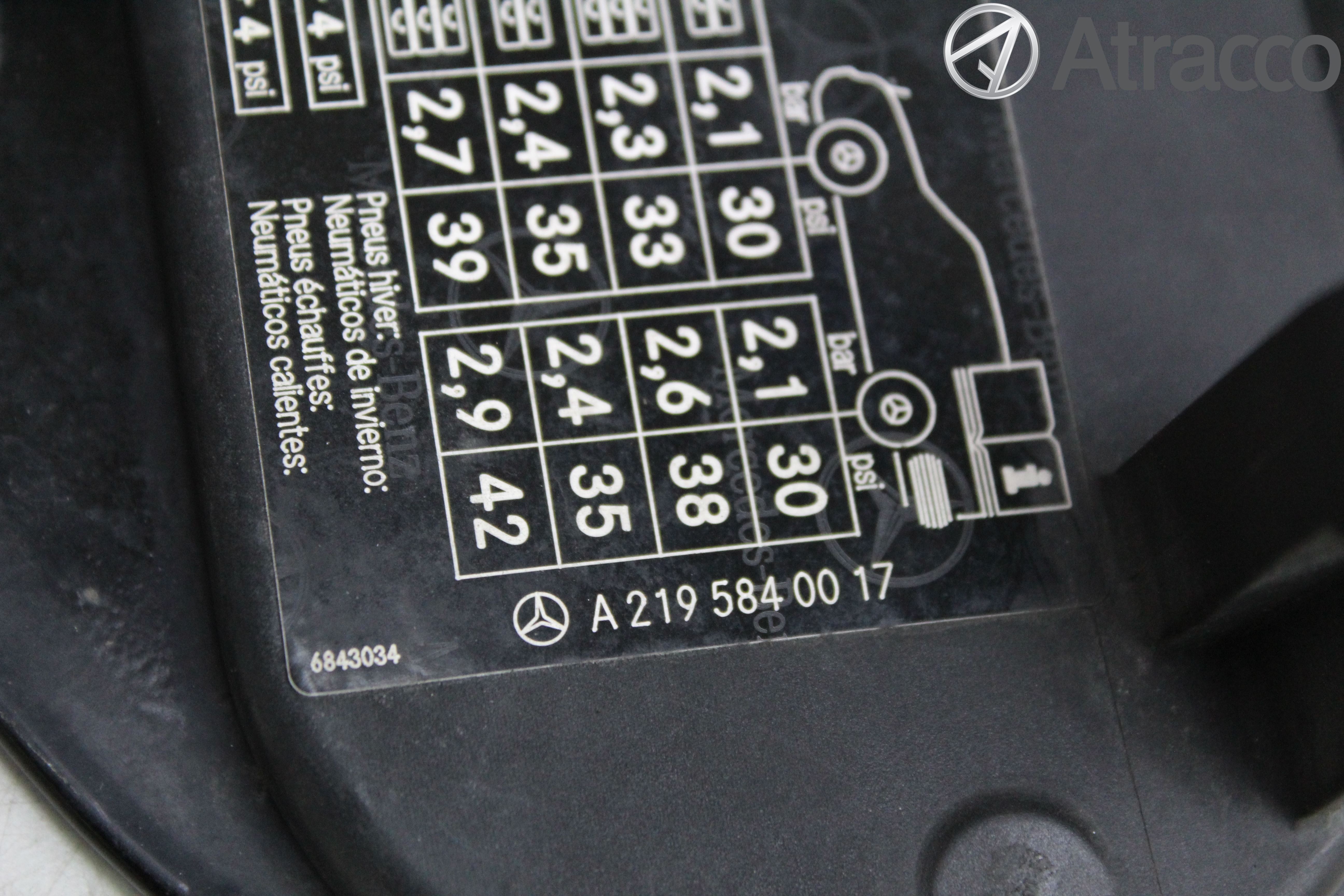 Mercedes-Benz MB CLS (C219) 03-11 Drivstoff Tankluke