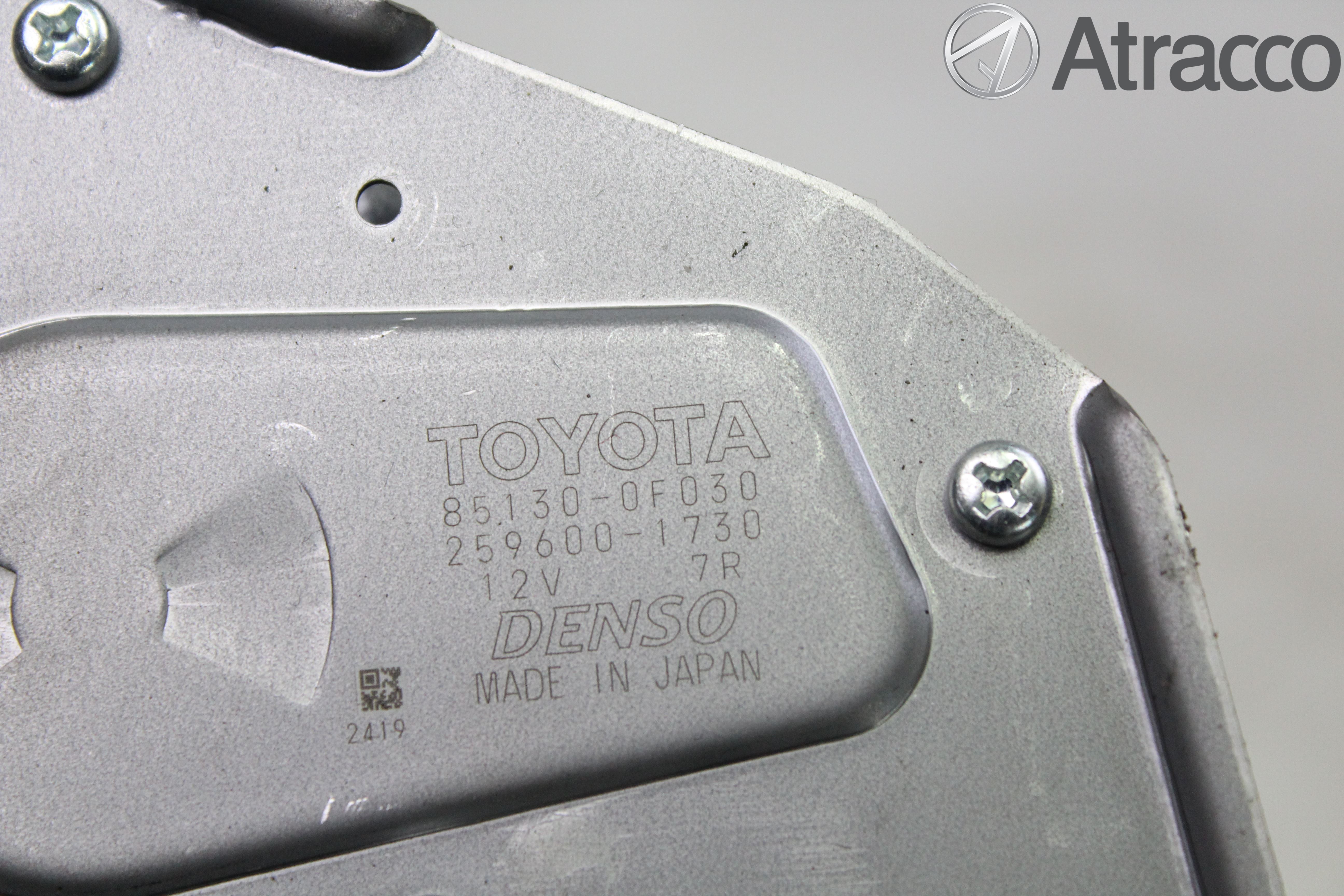 Toyota VERSO 09-18 Viskermotor Bakluke