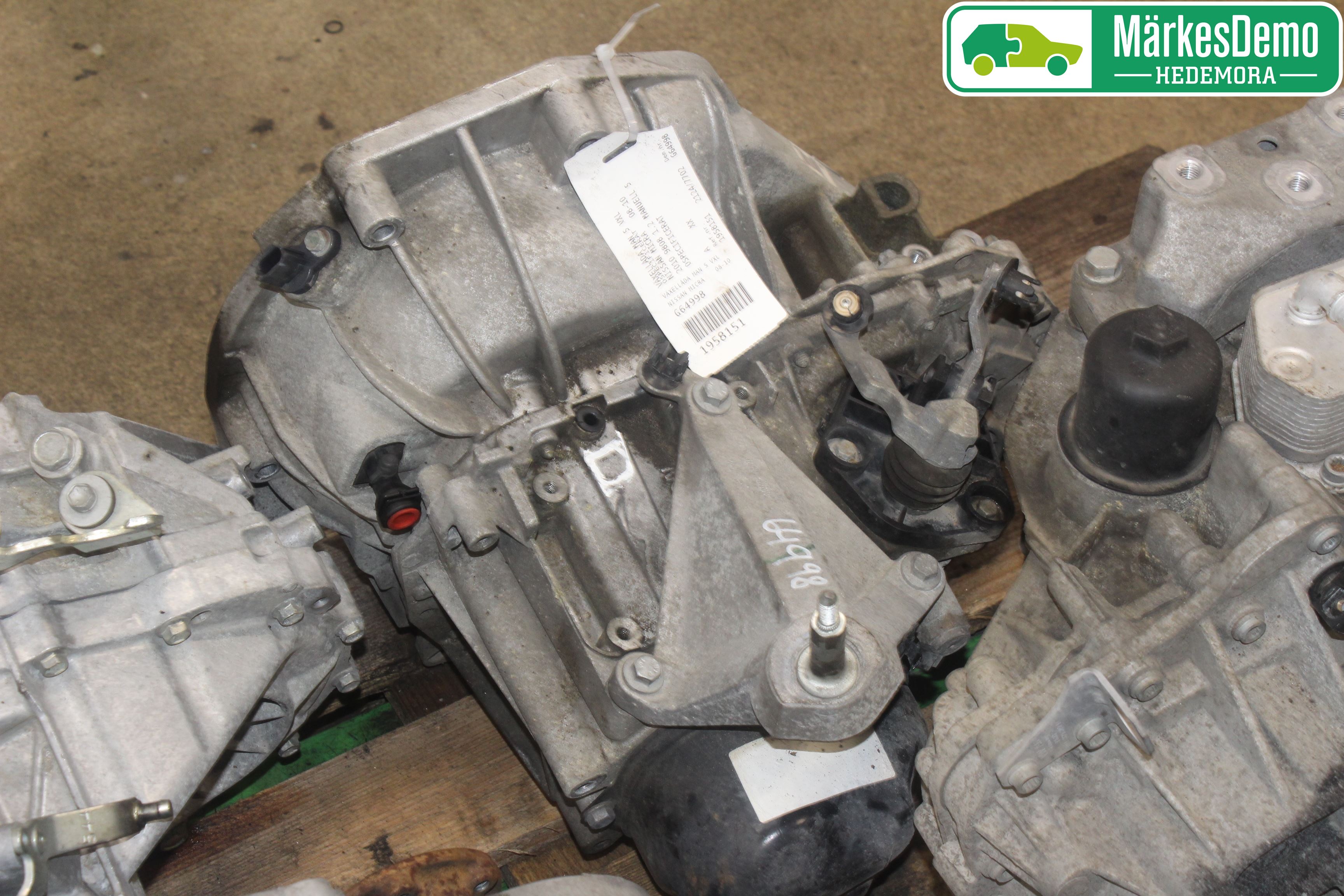 Nissan MICRA 08-10 Gearkasse 5 Trinn