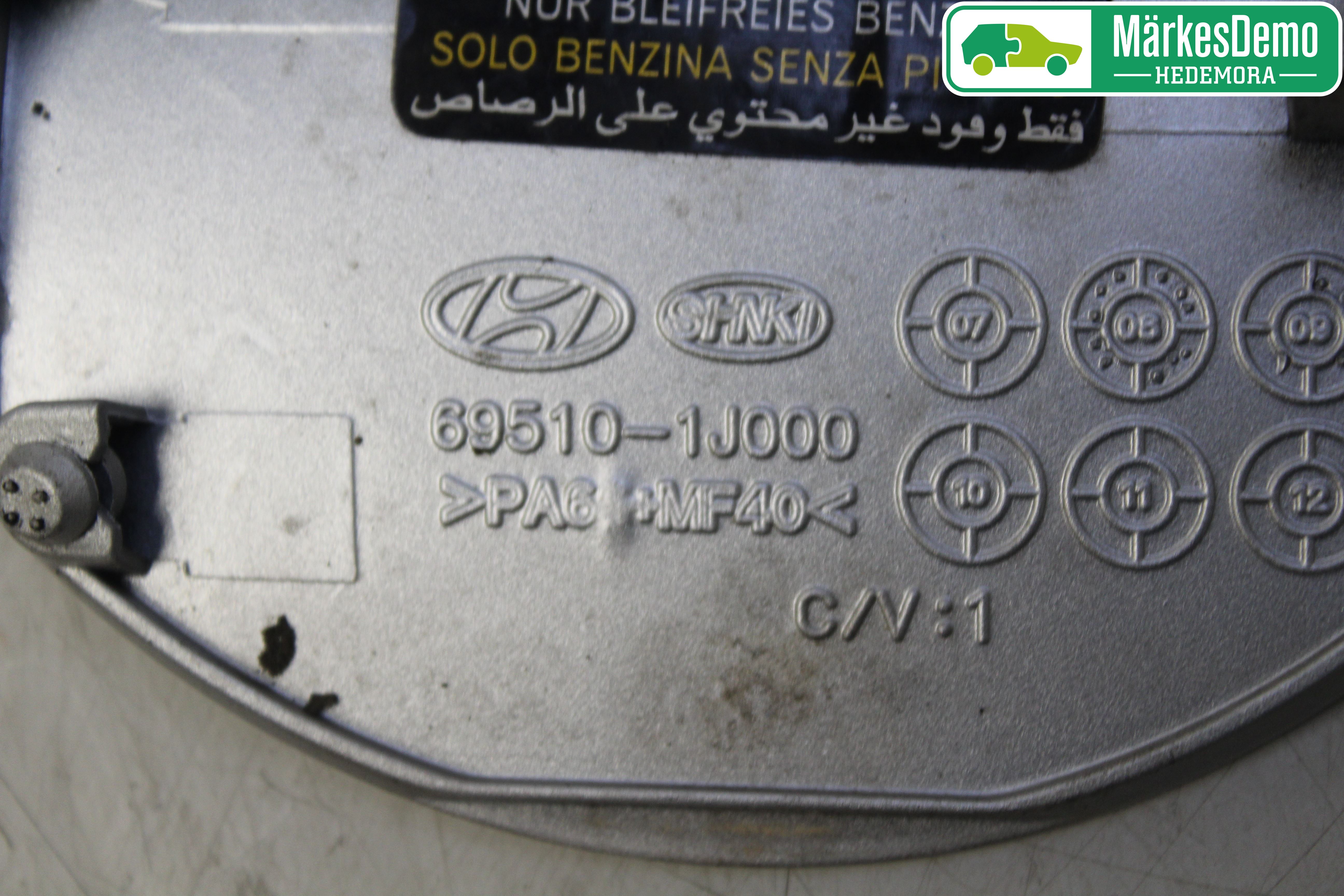 Hyundai i20 PB 09-14 Drivstoff Tankluke