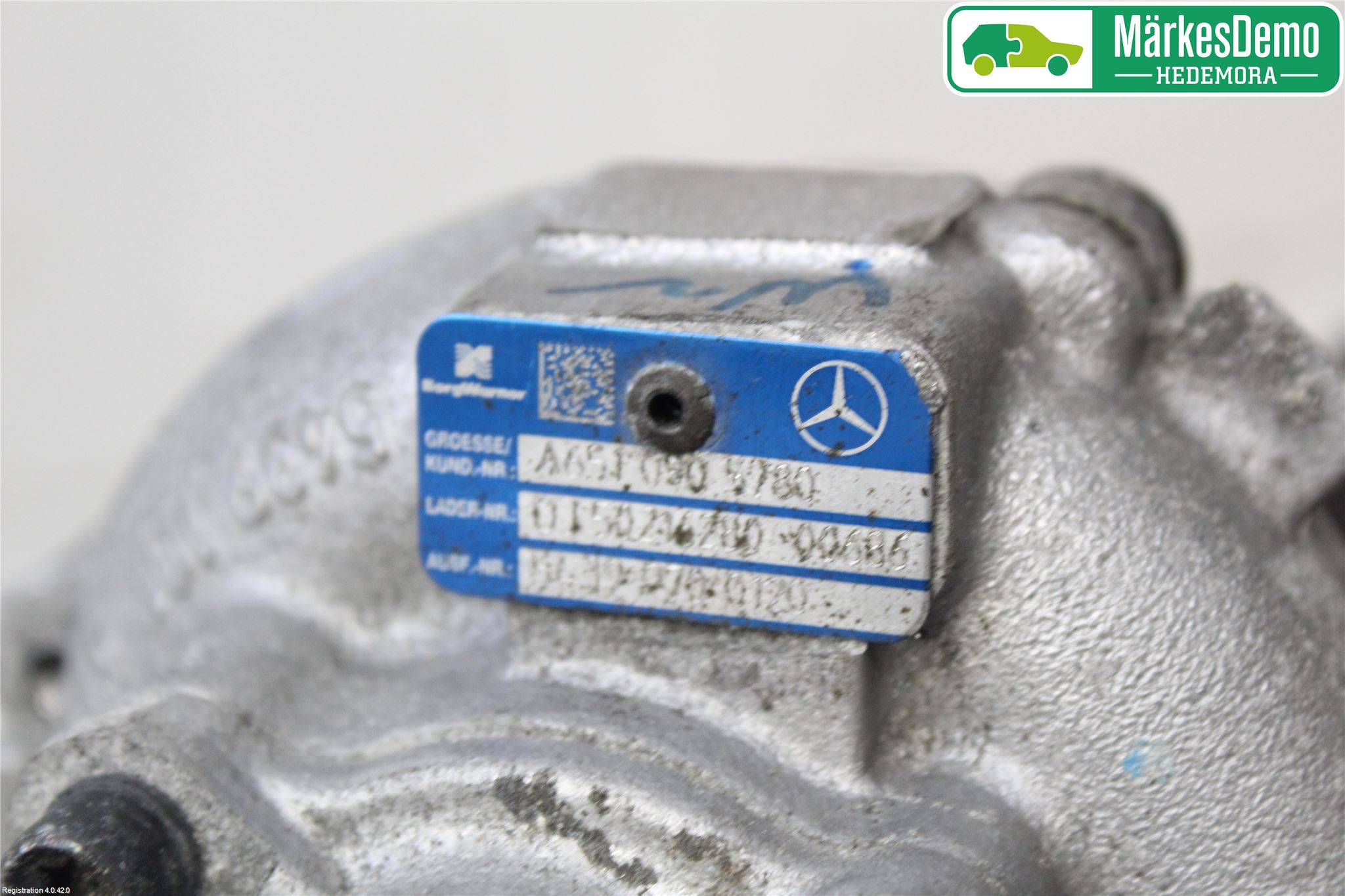 Mercedes-Benz MB C-KLASS (W204) 07-15 Turboaggregat
