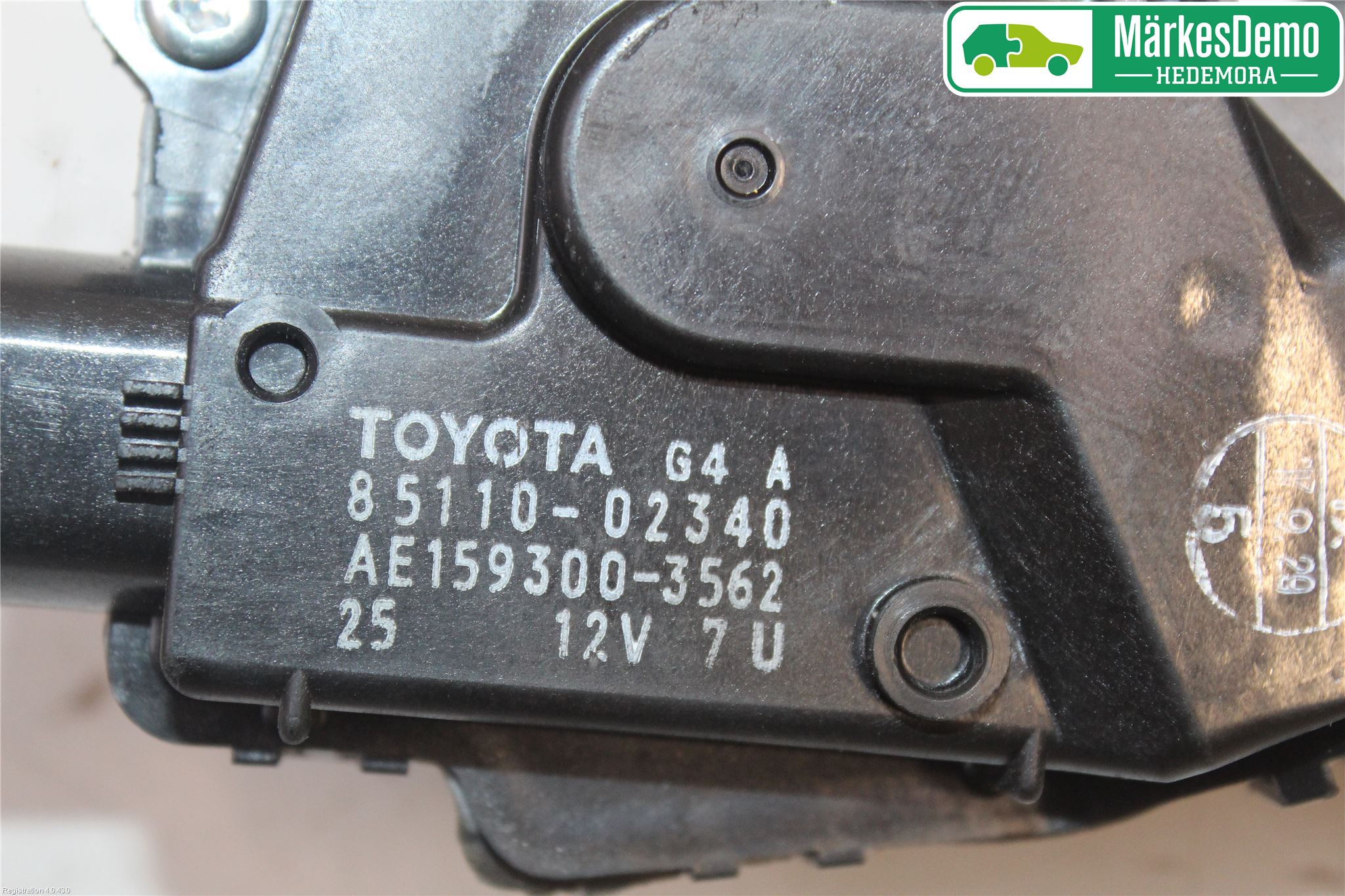 Toyota AURIS 13-19 Viskermotor Frontrute