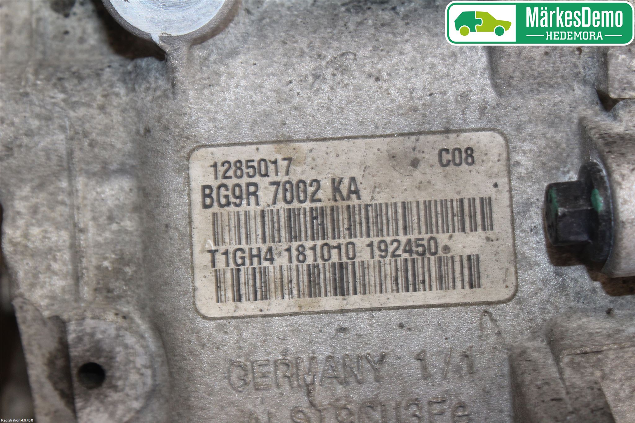 Volvo S60 11-13 Gearkasse 6 Trinn