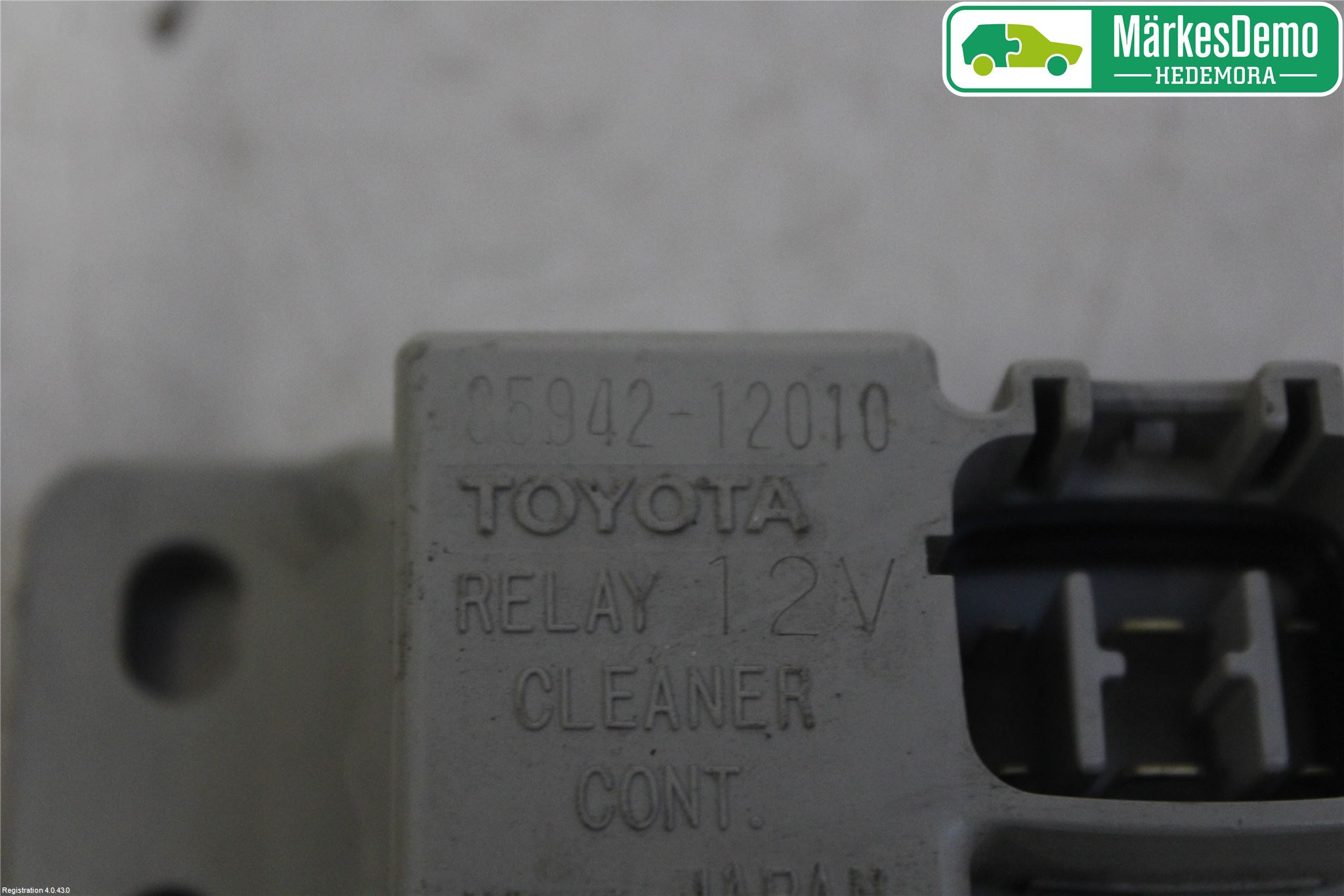 Toyota AURIS 07-09 Rele Spyling