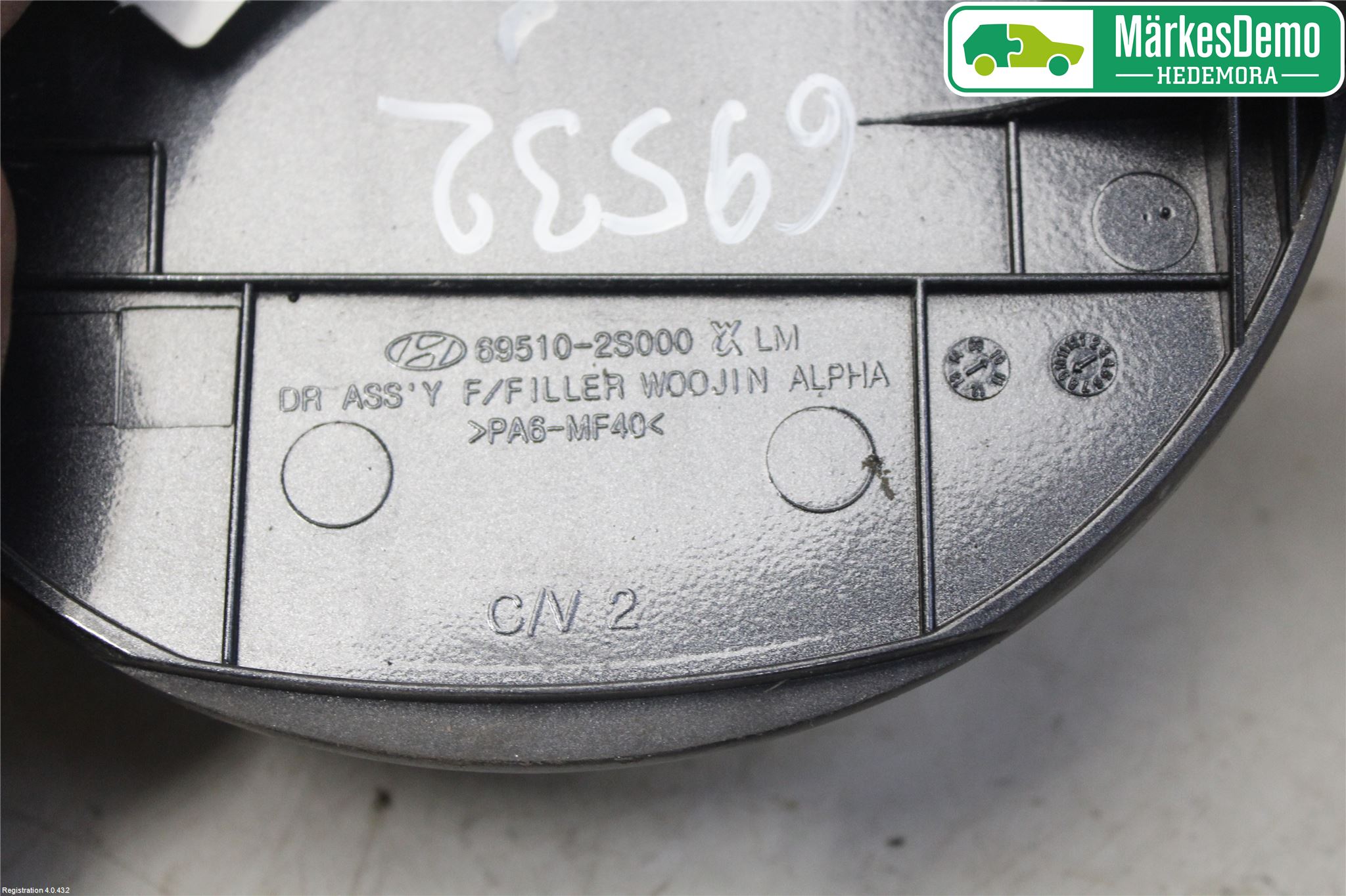 Hyundai ix35 Drivstoff Tankluke