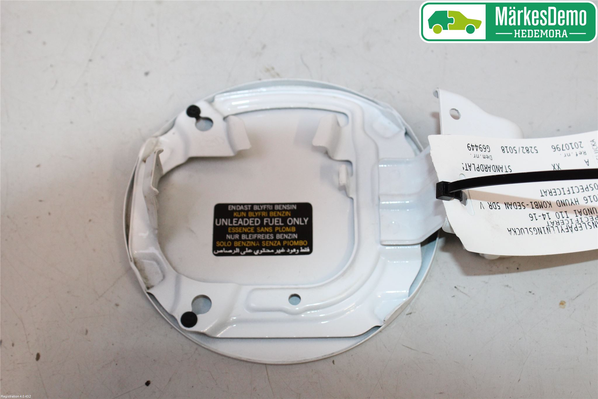 Hyundai i10 BA 14-16 Drivstoff Tankluke