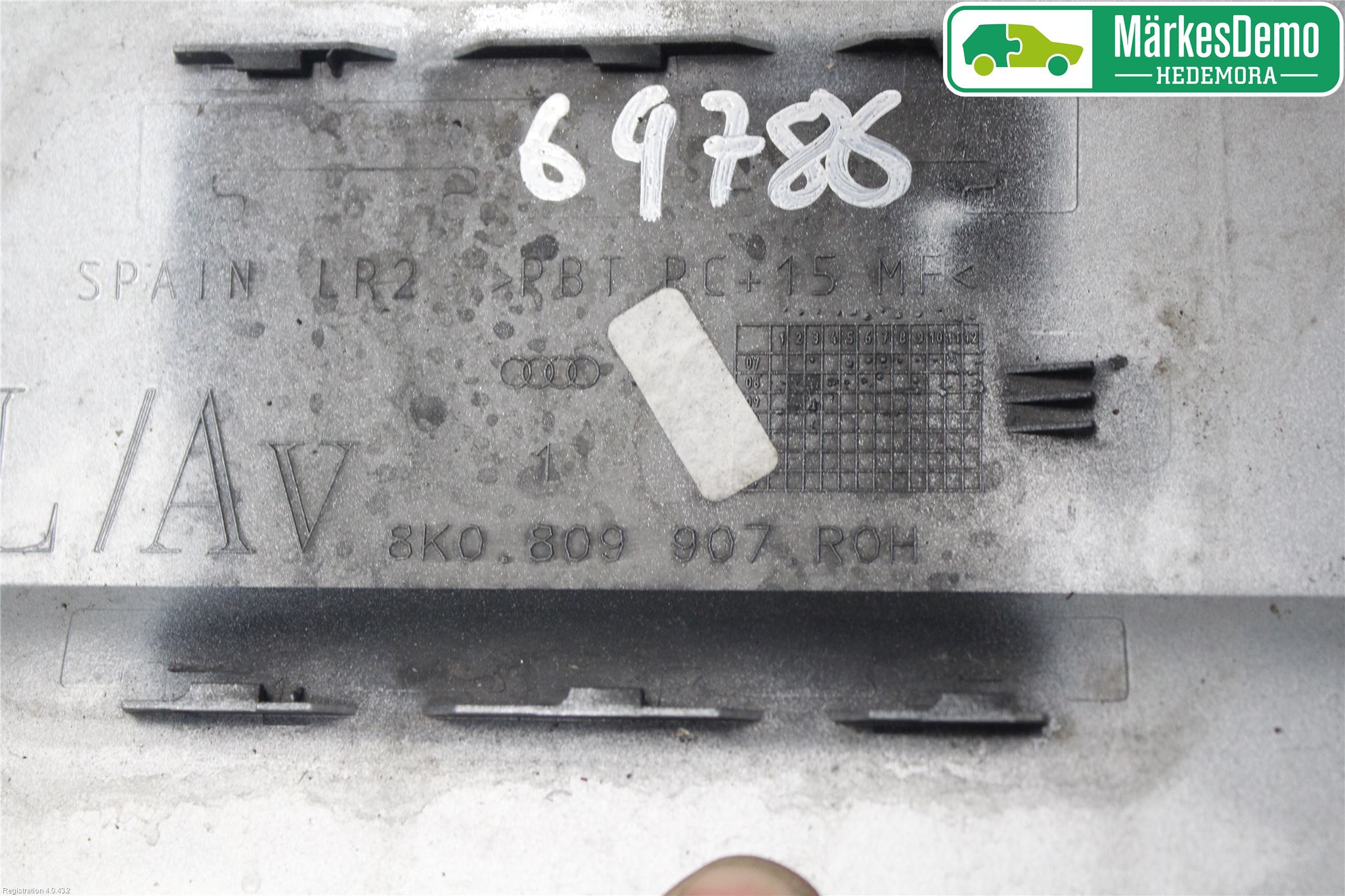 Audi A4/S4 08-11 Drivstoff Tankluke