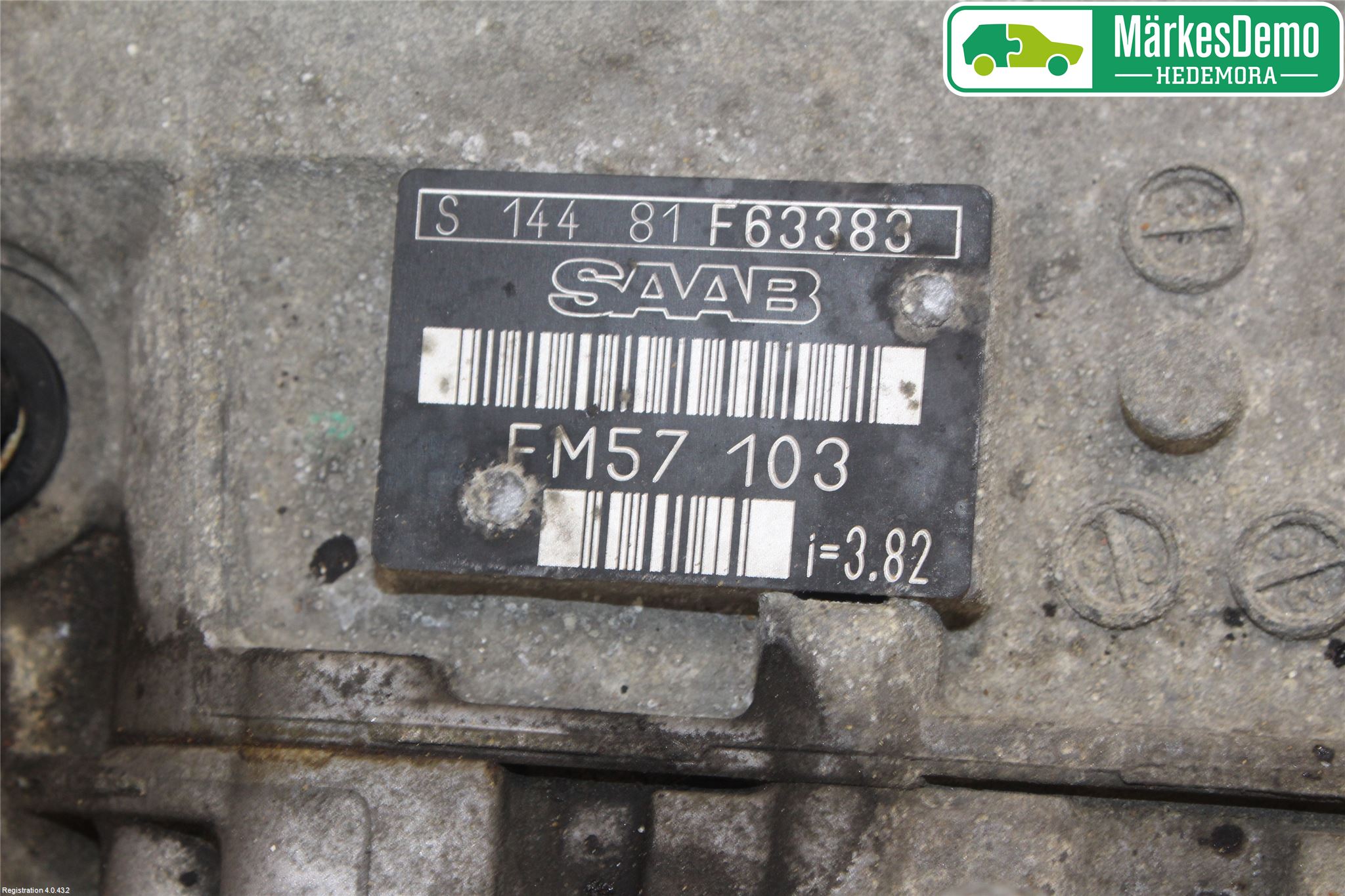 Saab 9-3 VER2/VER3 08-15 Gearkasse 5 Trinn