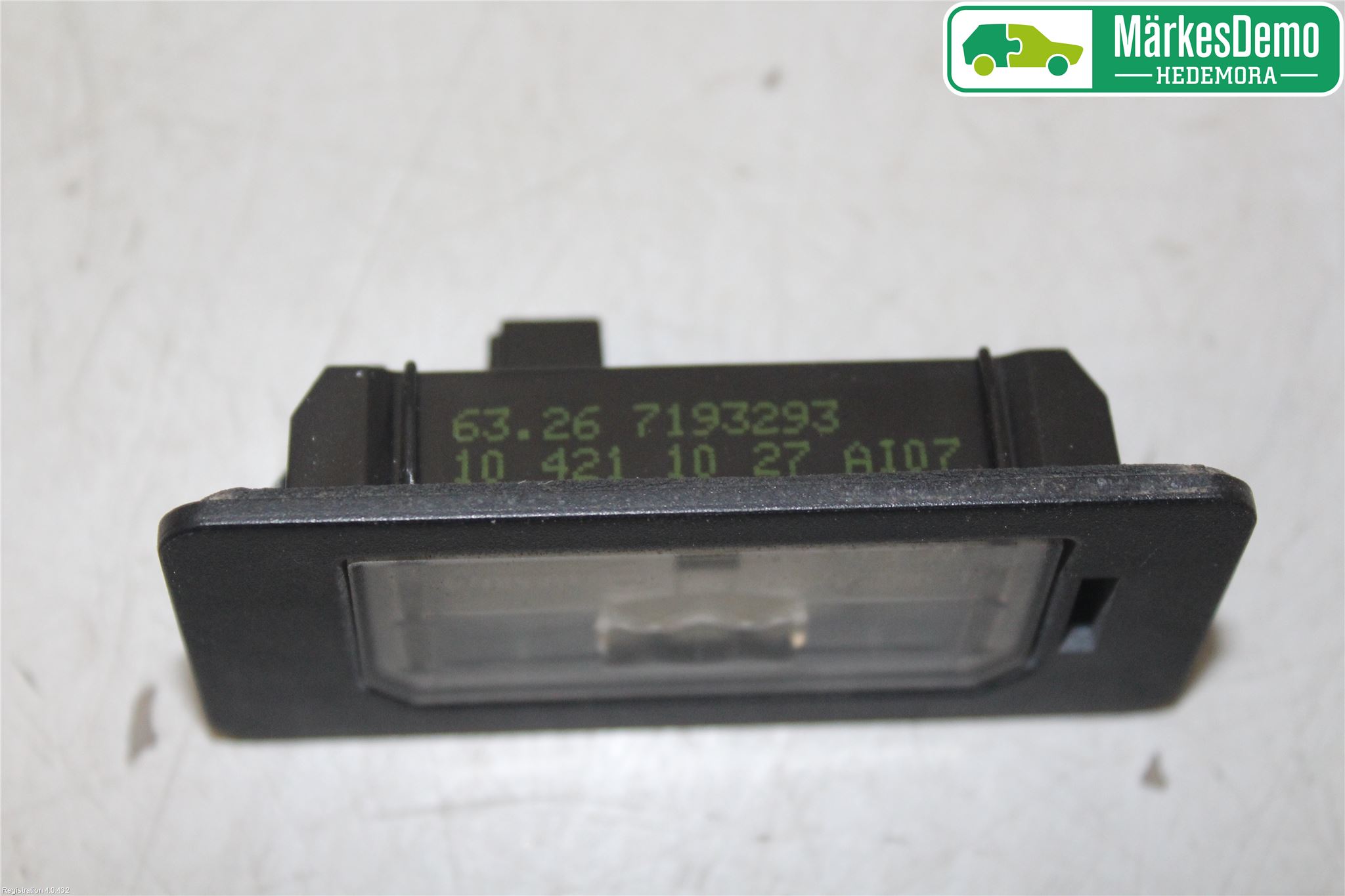 BMW 3 E90/91 SED/TOU 05-12 Skilt Belysning