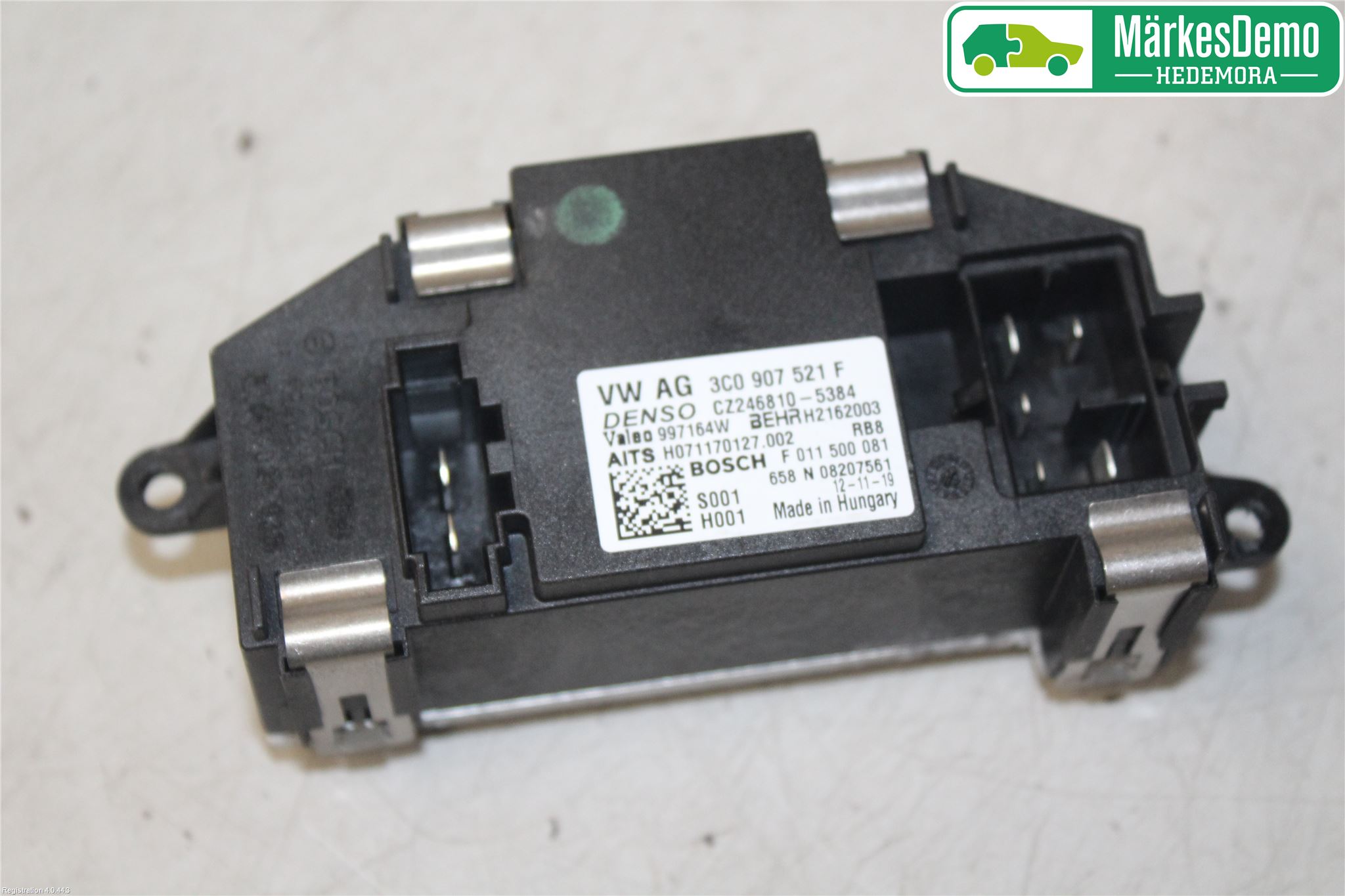 Volkswagen VW CADDY 11-15 Varmeapparat Viftemotstand