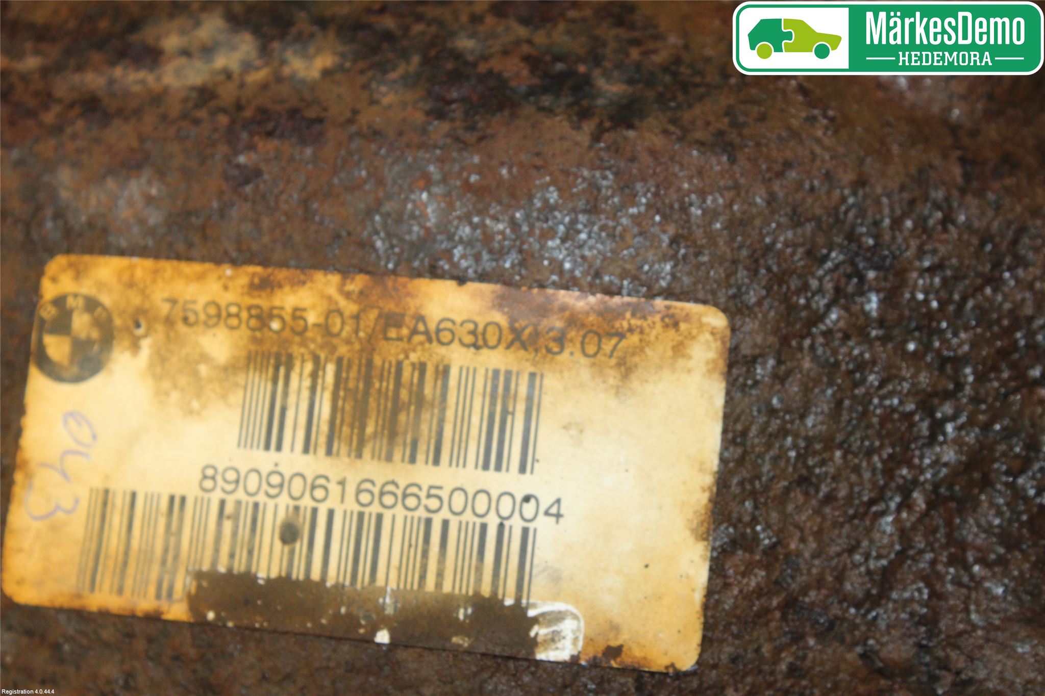 BMW 1 E87/81 5D/3D 03-11 Bakaksel Kardang Bak -Diff