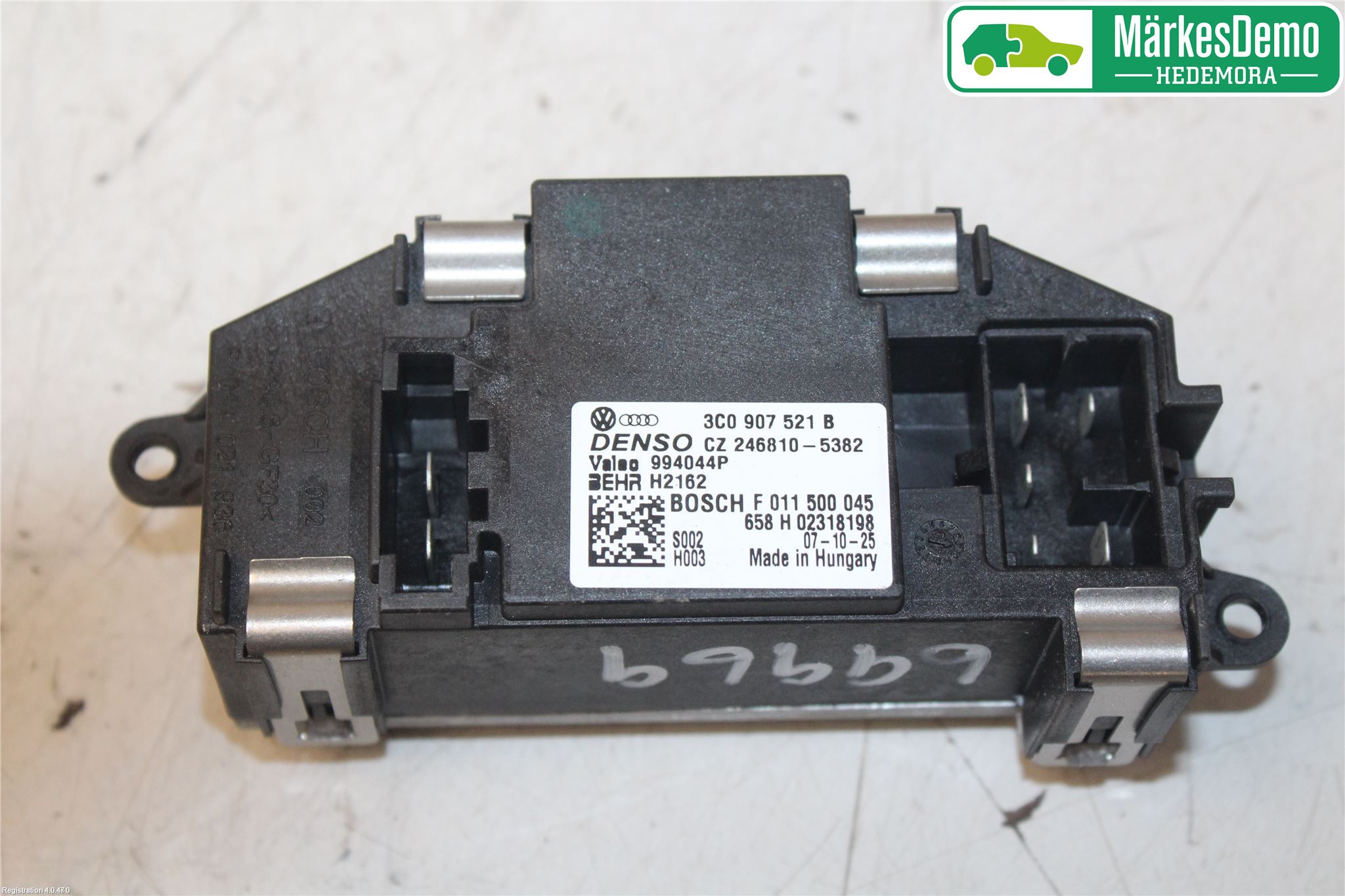 Skoda OCTAVIA (1Z) 05-13 Varmeapparat Viftemotstand