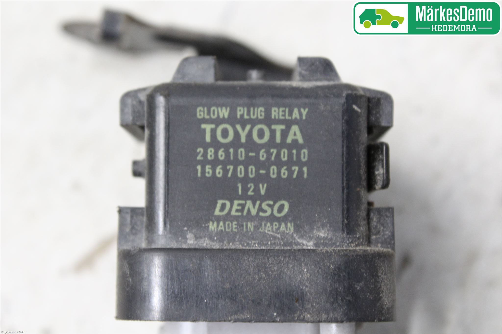 Toyota AURIS 10-12 Rele Gløding Diesel