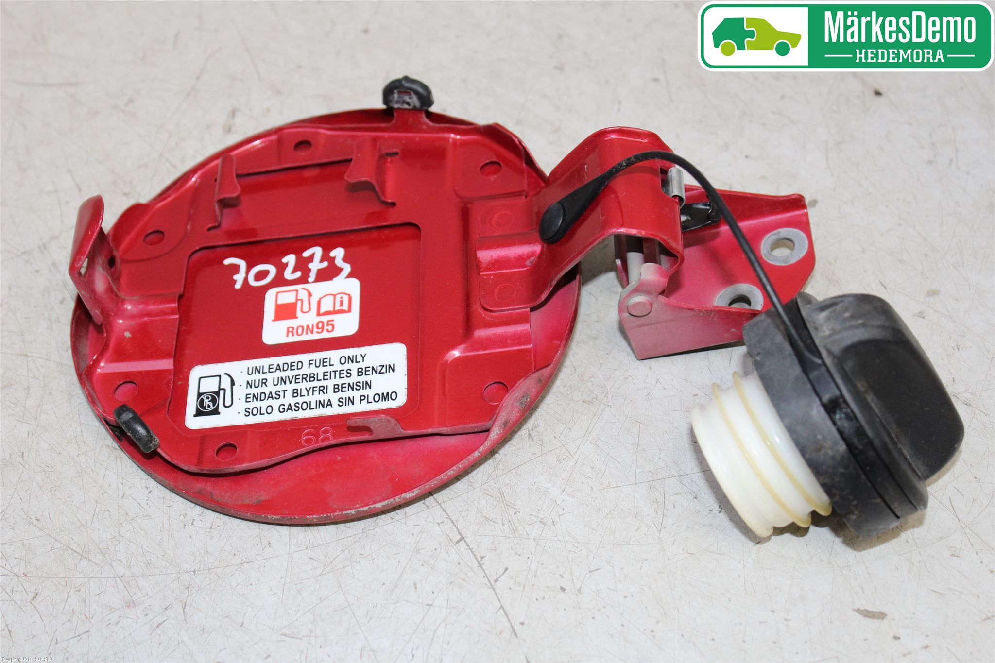 Suzuki SWIFT 11-16 Drivstoff Tankluke