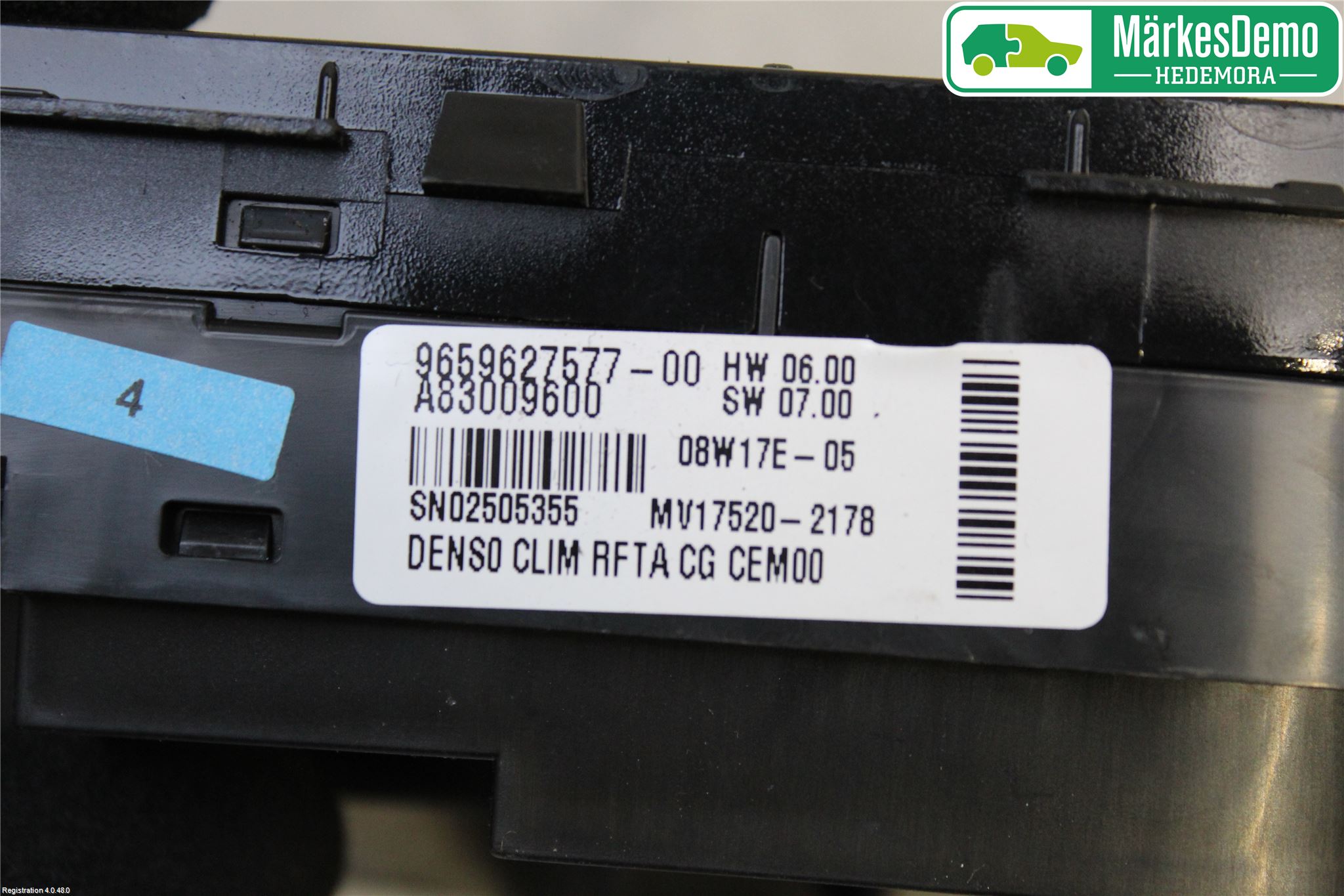 Citroen C4 GRAND PICASSO 07-13 Varme Ac Betjening-Display