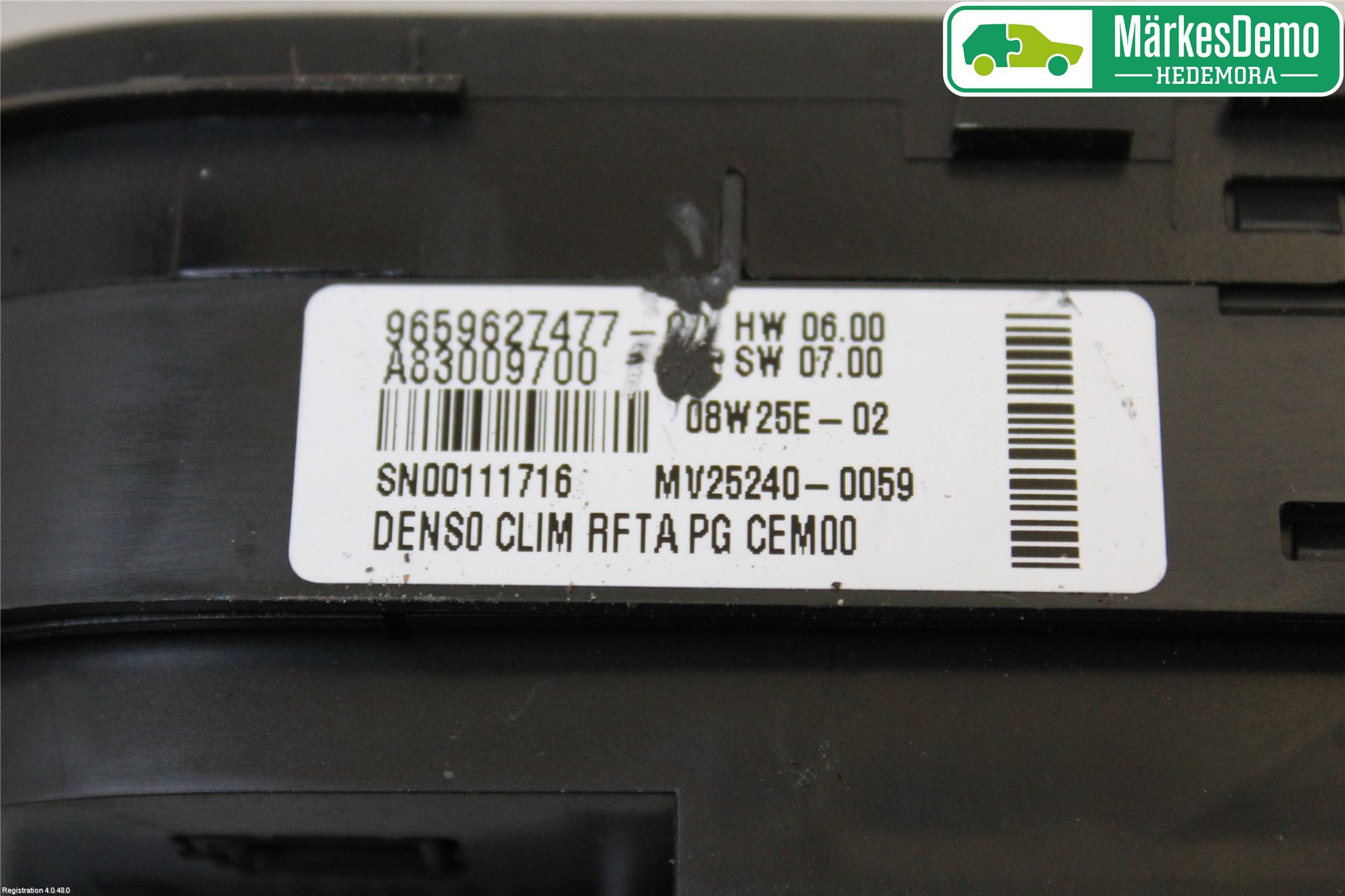 Citroen C4 GRAND PICASSO 07-13 Varme Ac Betjening-Display