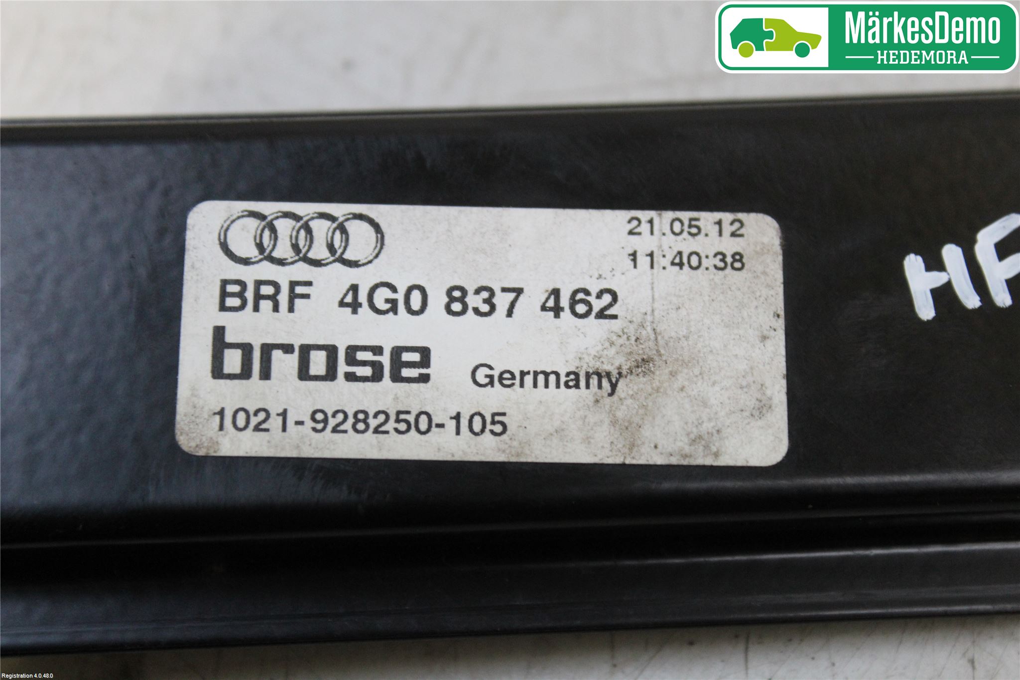 Audi A6/S6 4G 11-18 Vindusheis El Komp