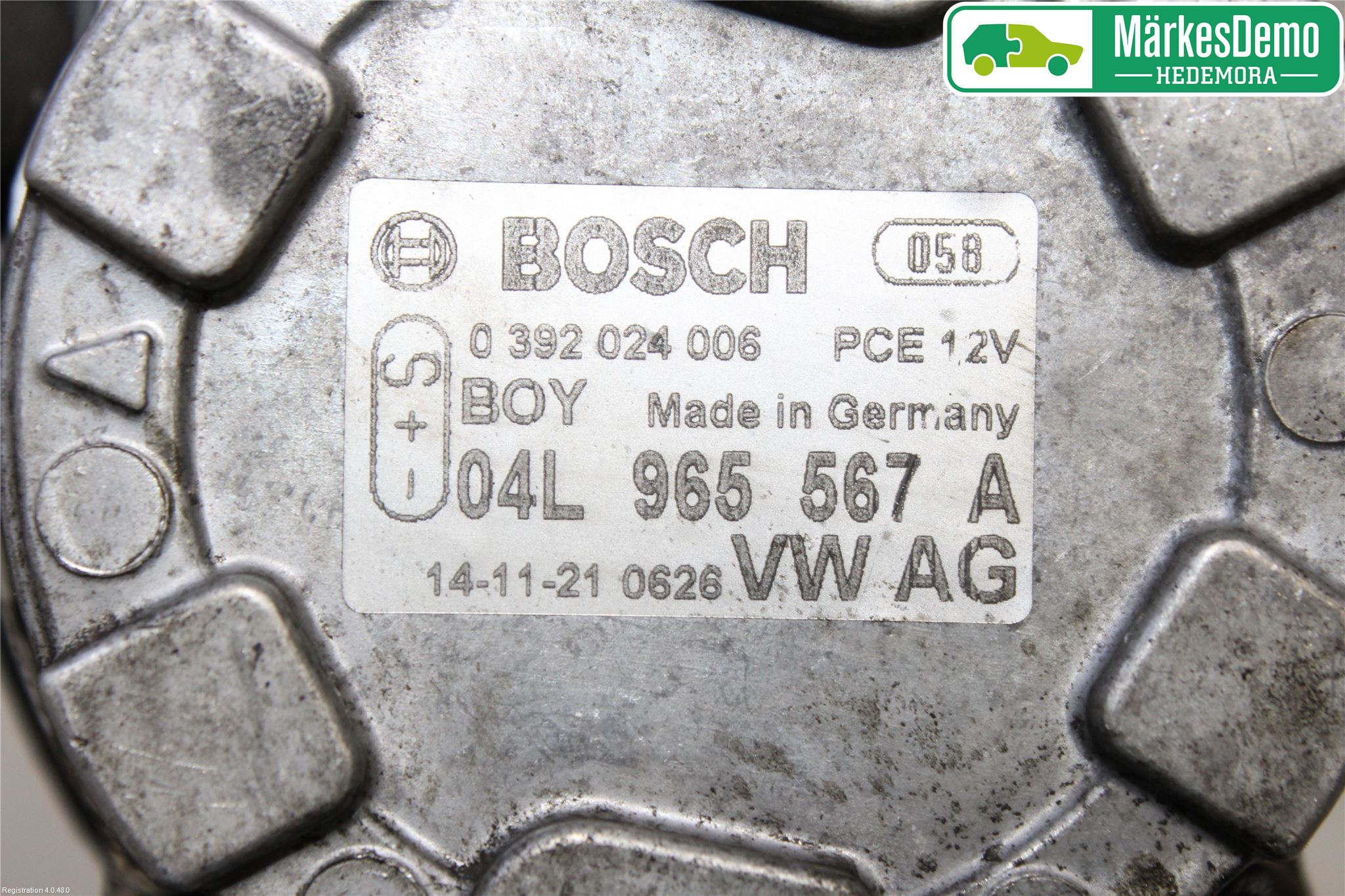 Volkswagen VW PASSAT 15-19 Varme Sirkulasjonspumpe