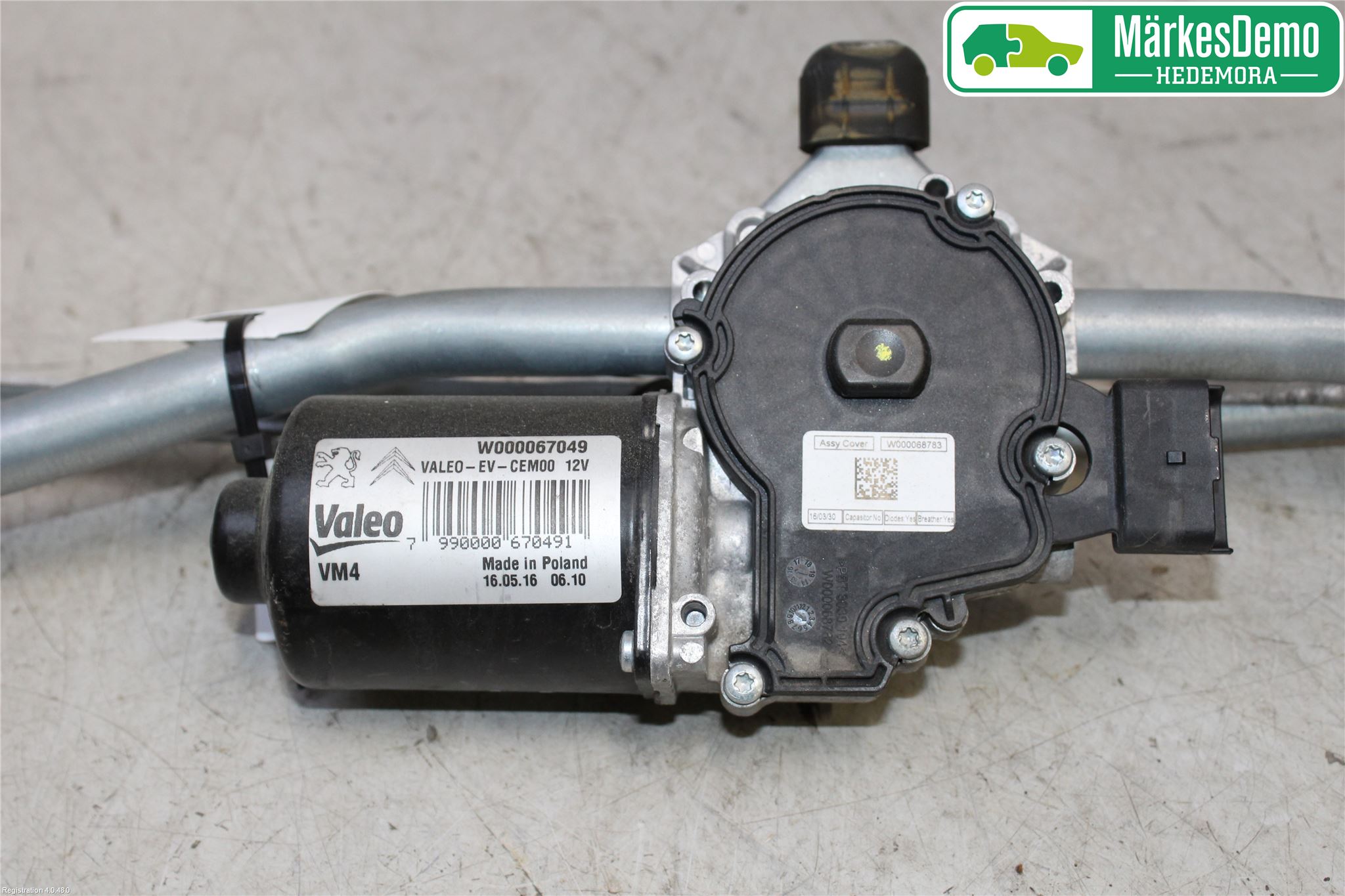 Peugeot EXPERT/E-EXPERT 17- Viskermotor Frontrute