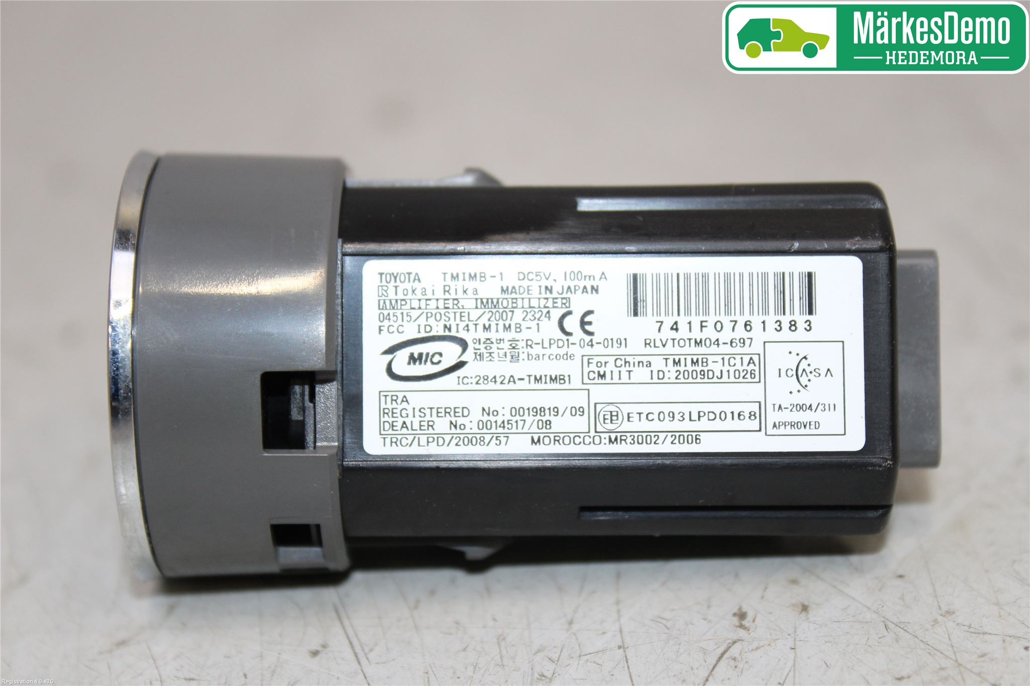 Toyota PRIUS ZVW30 09-20 Startknapp Personbil