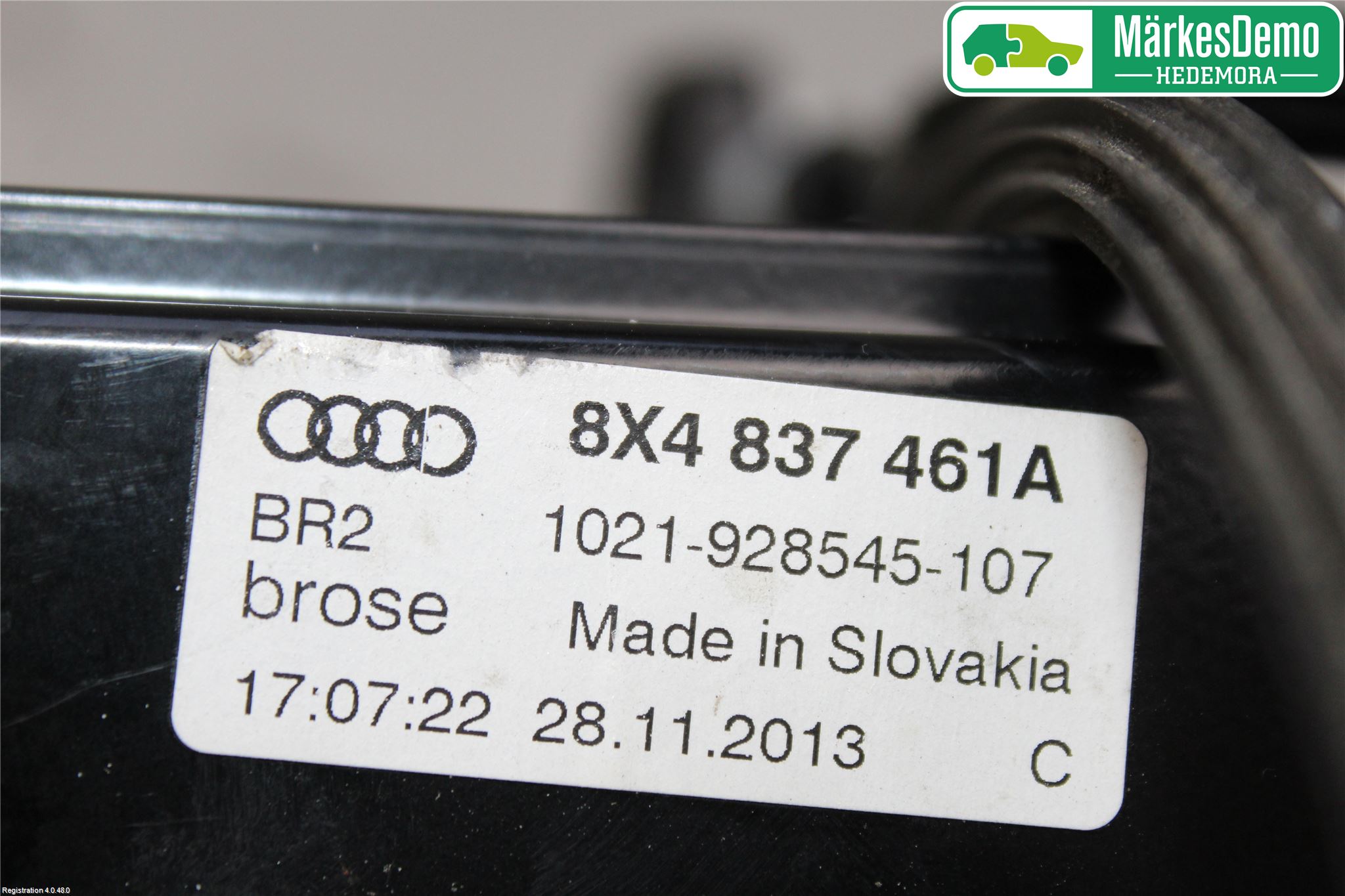 Audi A1/S1 11-18 Vindusheis El Komp