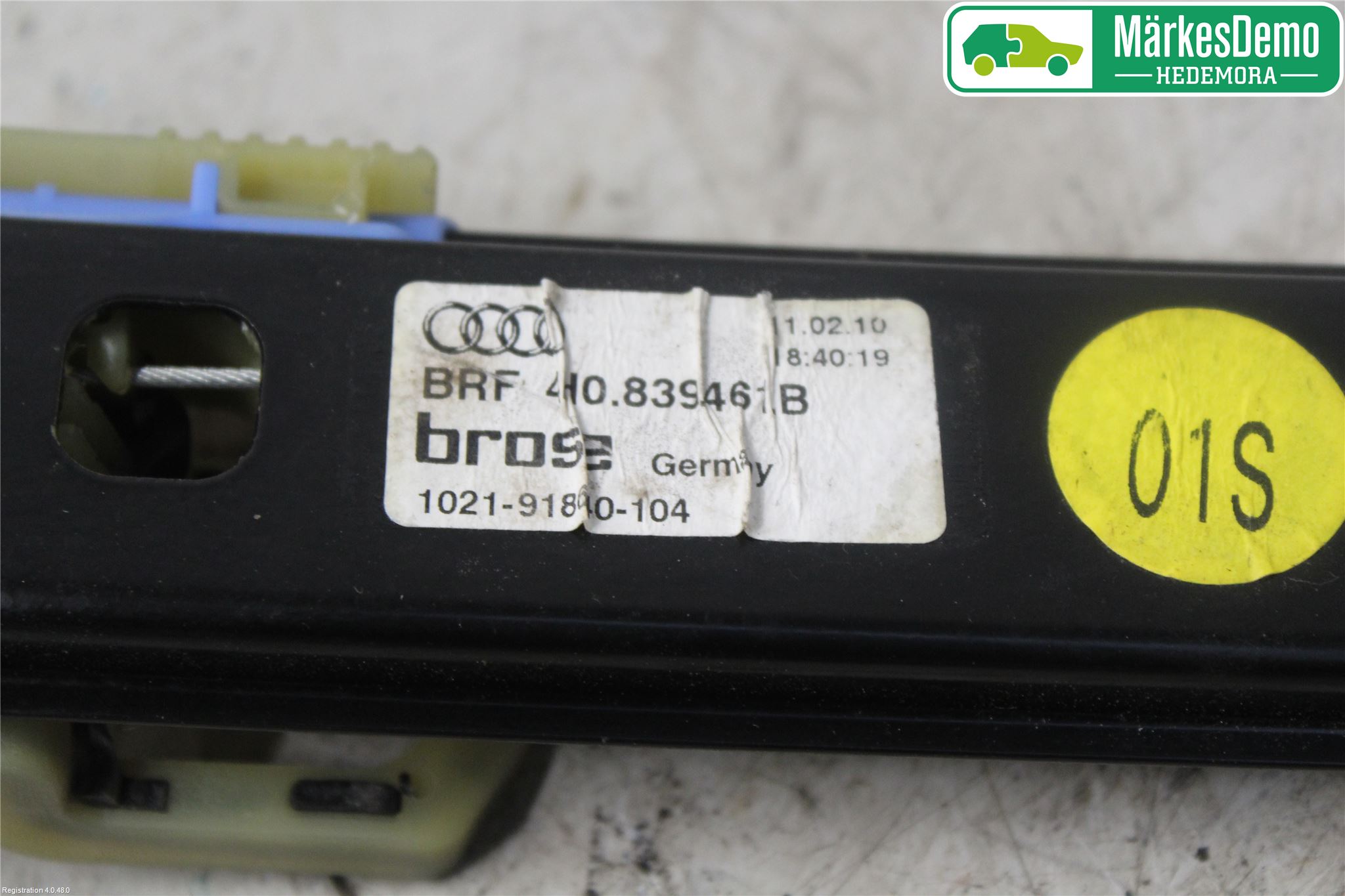 Audi A8/S8 4H 10-17 Vindusheis El Komp