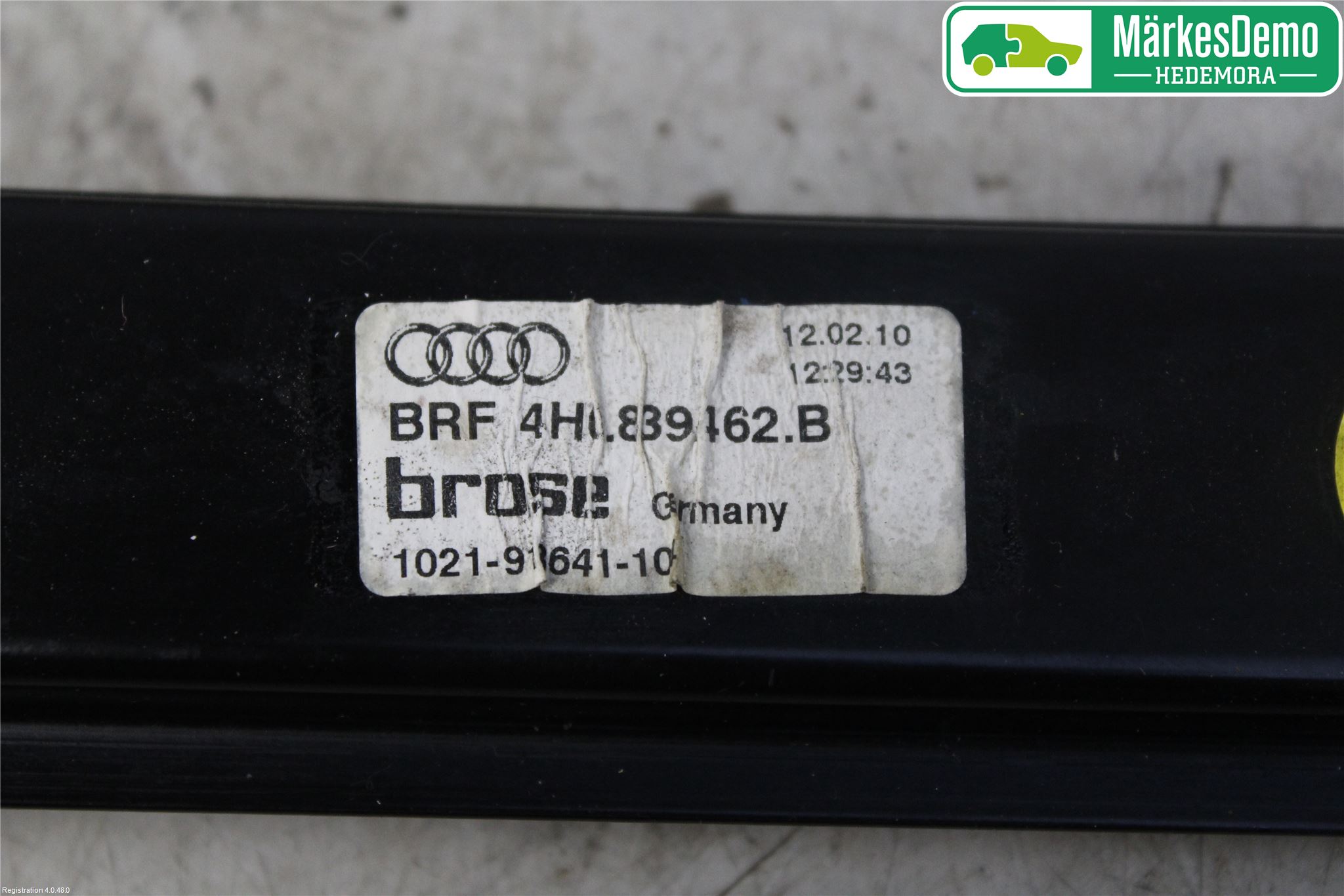 Audi A8/S8 4H 10-17 Vindusheis El Komp